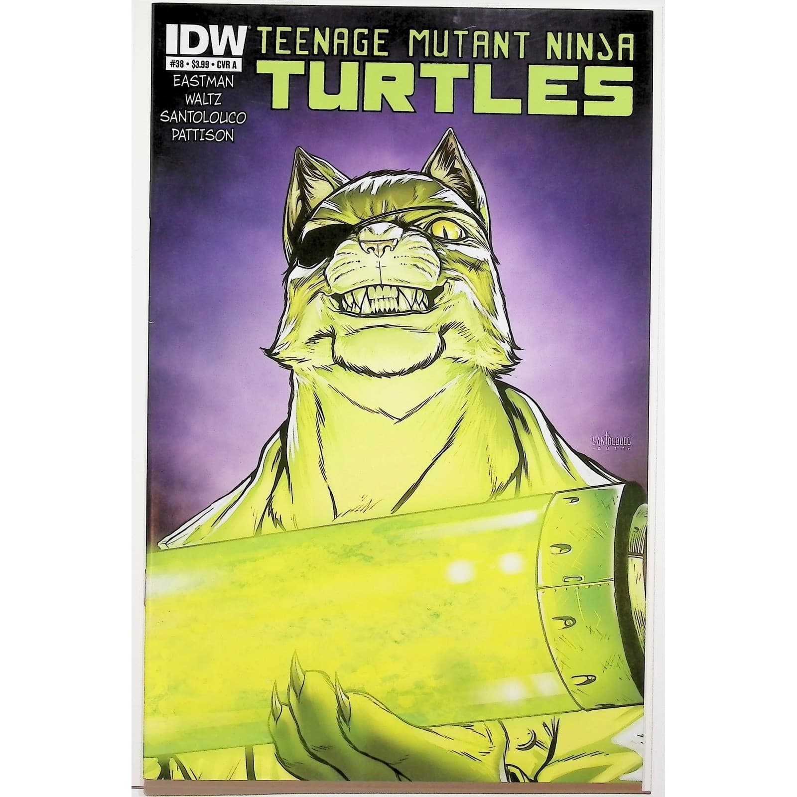 Teenage Mutant Ninja Turtles #38 IDW Comic Book 1st app. Herman the Hermit Crab