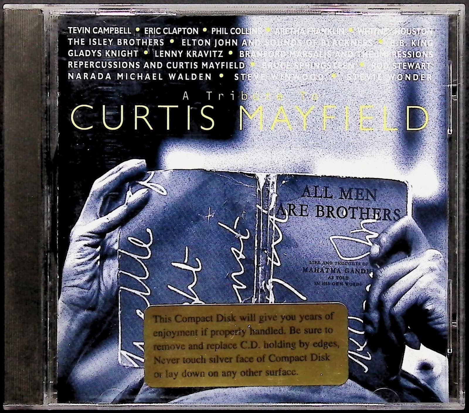 Various Artists CD A Tribute To Curtis Mayfield Soul R&B 1994 Warner Bros Album