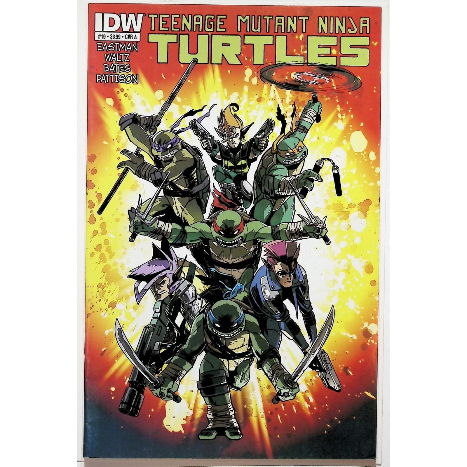 IDW Teenage Mutant Ninja Turtles #19 Eastman Waltz Bates Pattison