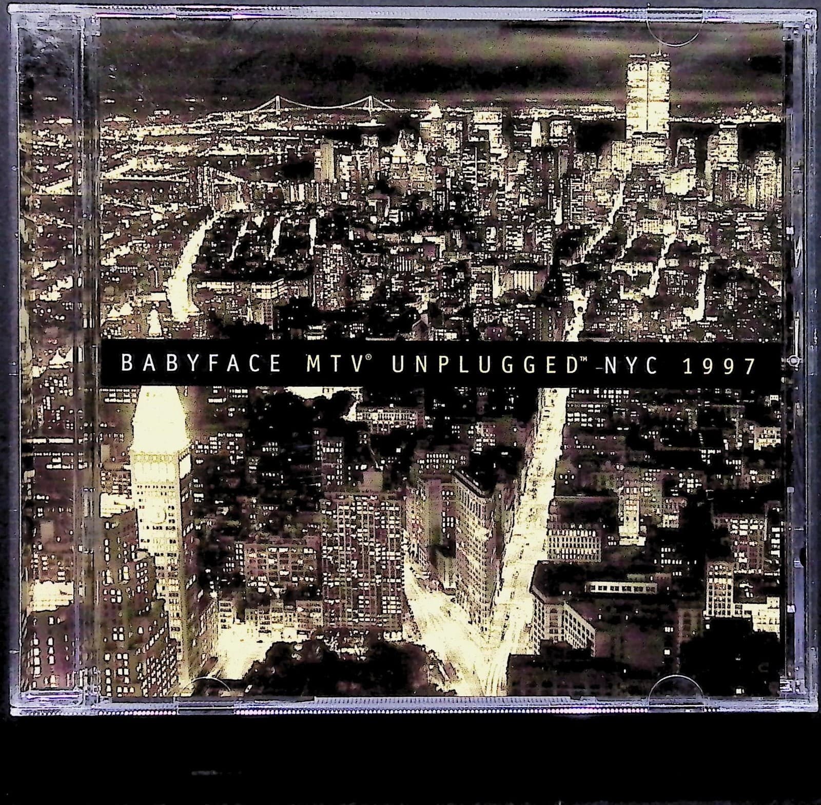 Babyface CD MTV Unplugged NYC 1997 Live R&B Soul Album Epic Records Music