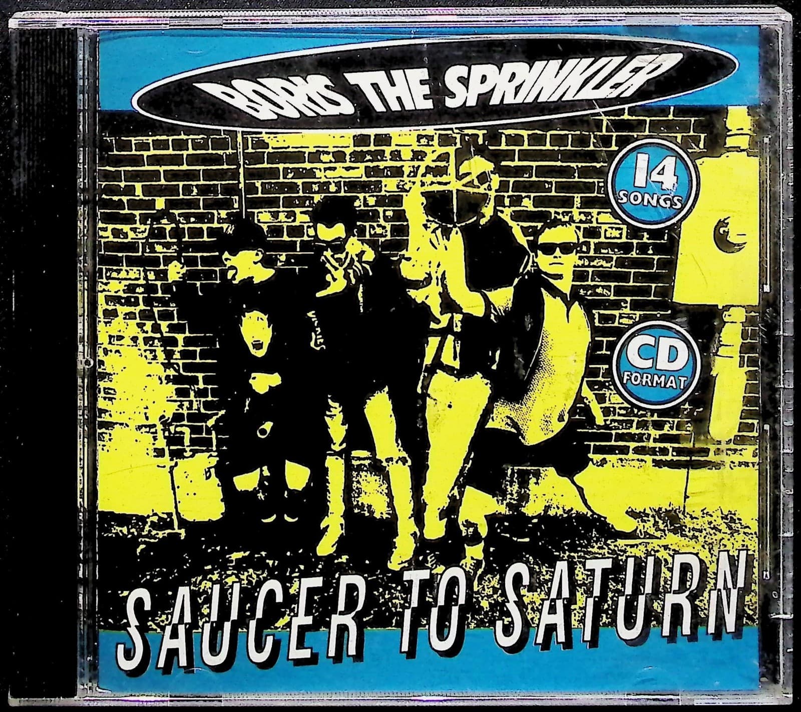 Vintage Boris The Sprinkler CD Saucer To Saturn Punk Rock Pop Punk 1995 Bullet