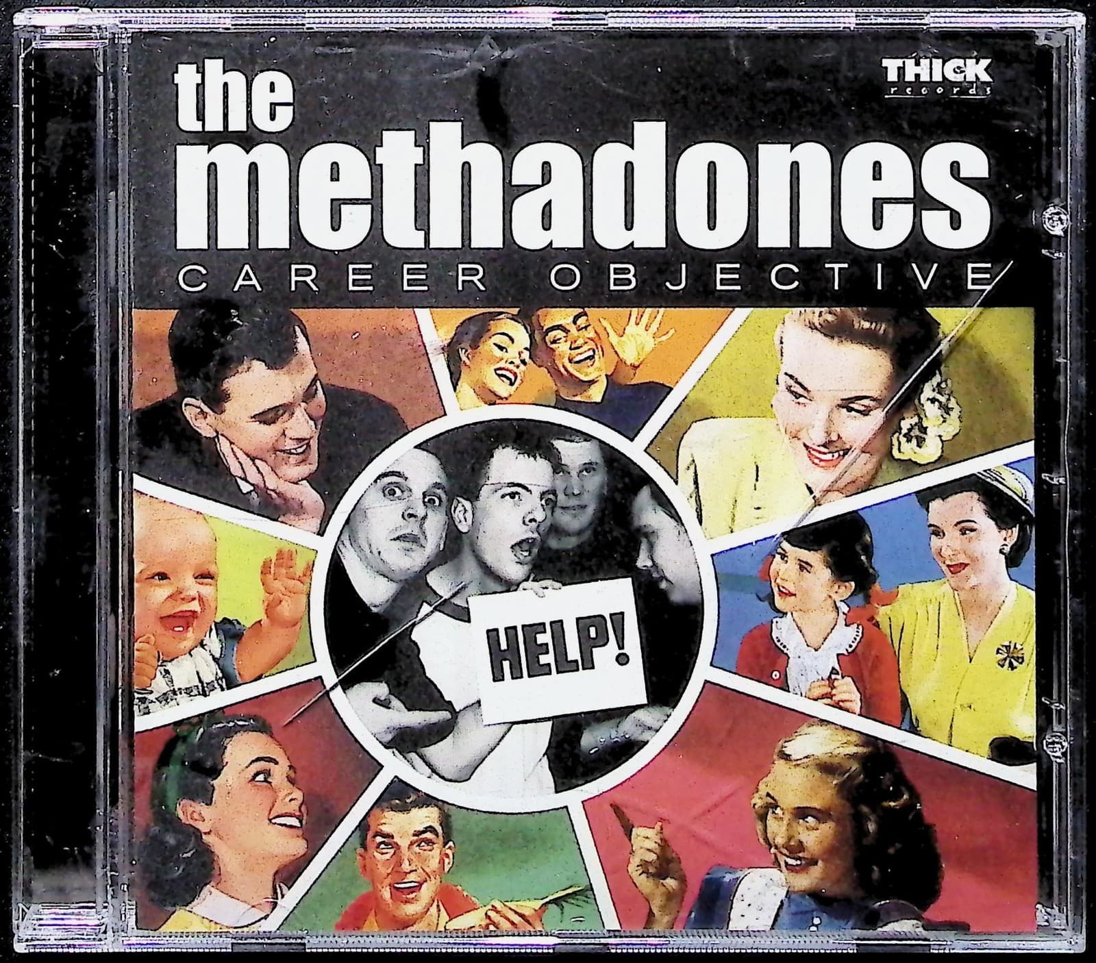 The Methadones CD Career Objective 2003 Punk Rock Pop Punk Album Sick Records
