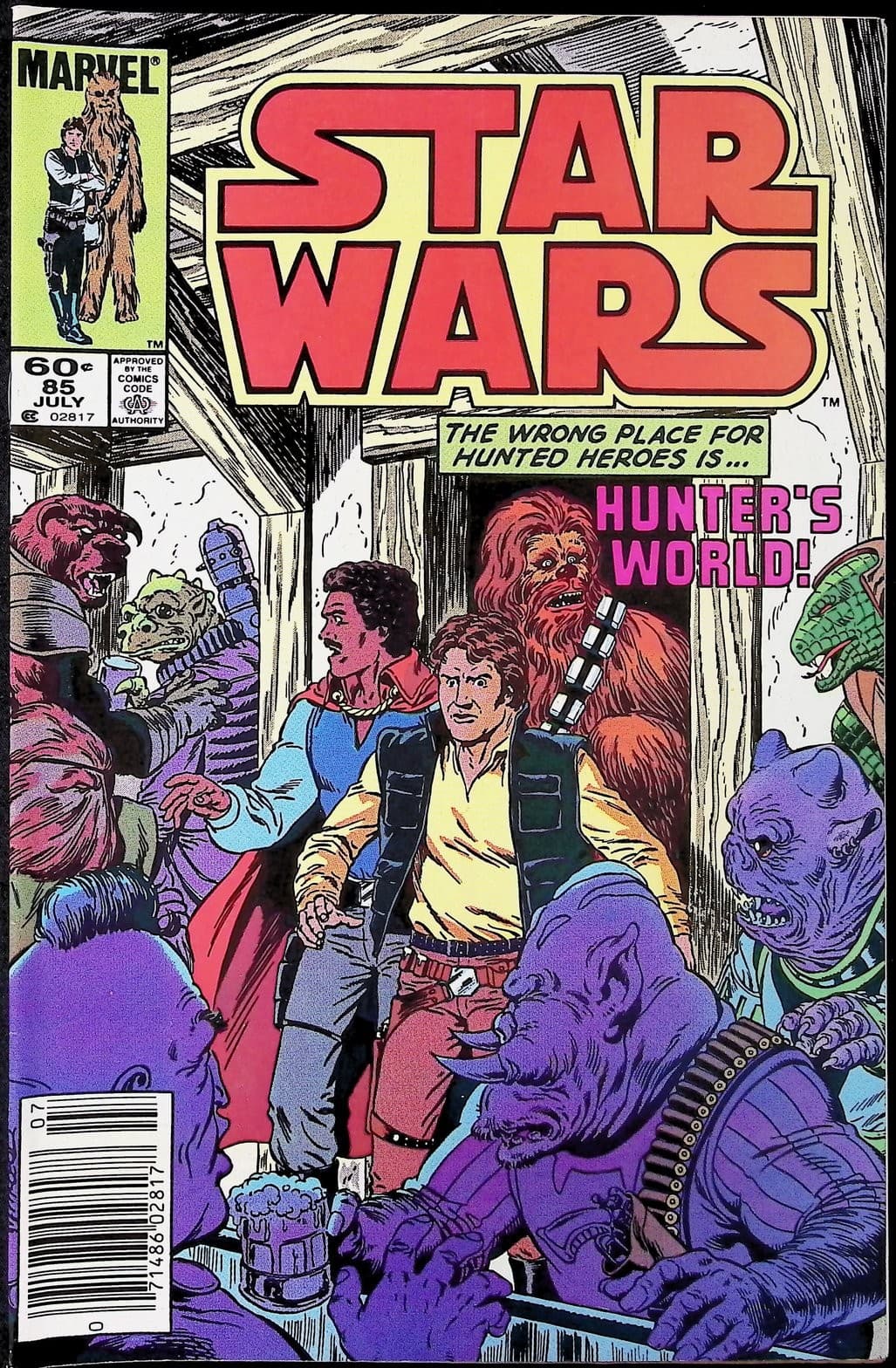 Star Wars #85 Newsstand Marvel comic book 1984