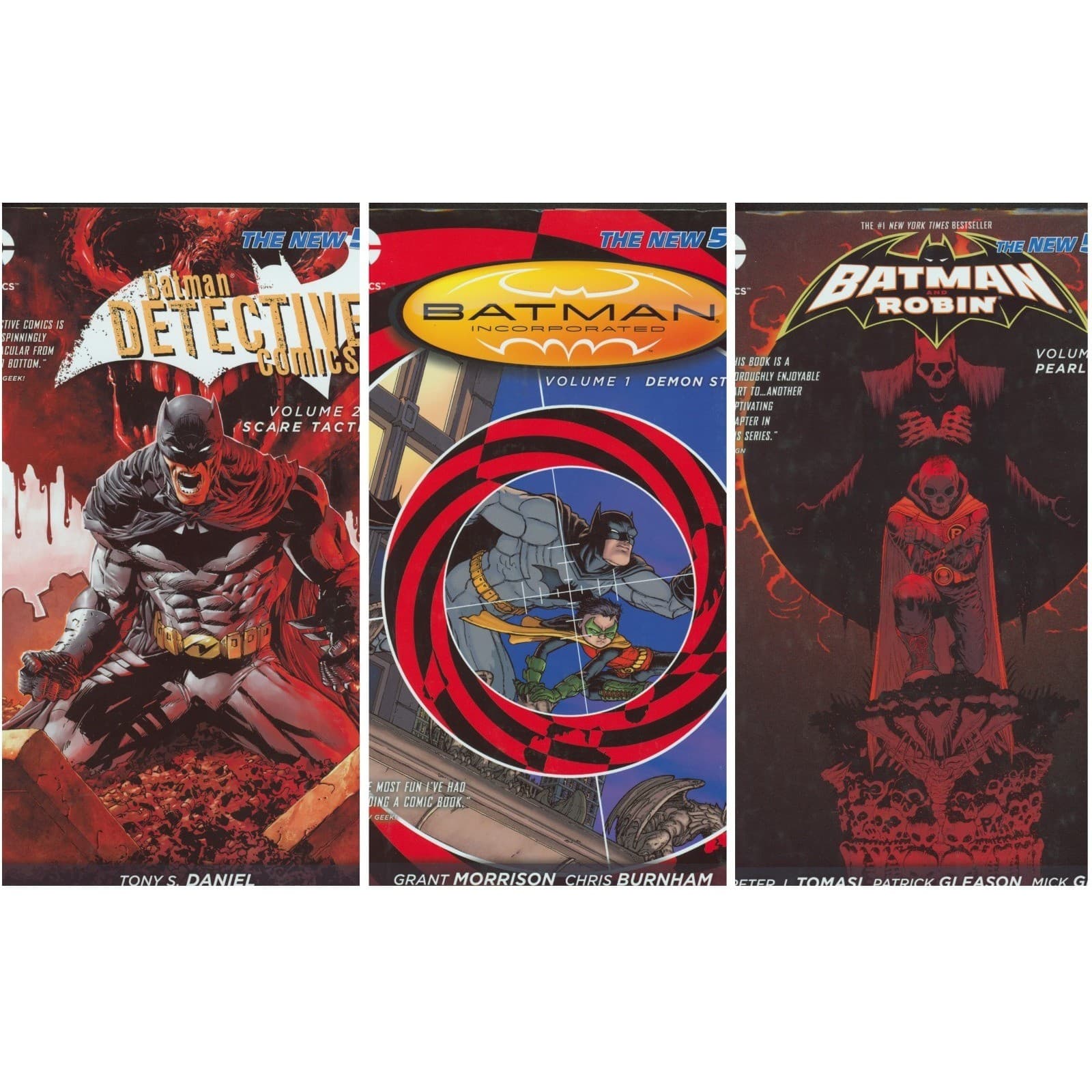 Batman HC Lot (The New 52) Vol 2 Pearl, Scare Tactics, Demon Star - DC Comics