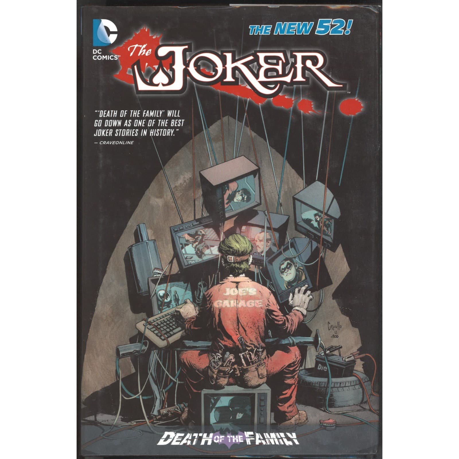 Joker Death of the Family Hardcover DC Comics Batman The New 52 Graphic Novel