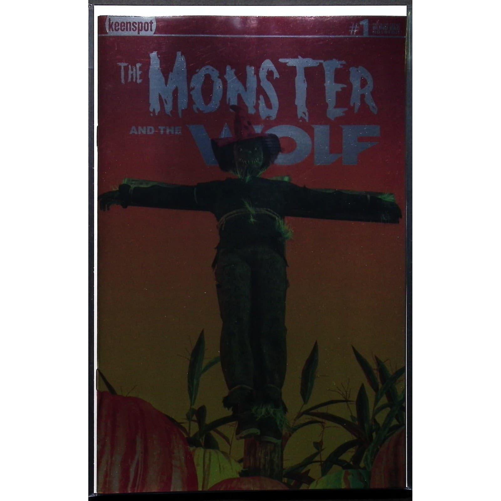 Monster and The Wolf #1 Comic Book KeenSpot Horror Scarecrow Foil Variant A38