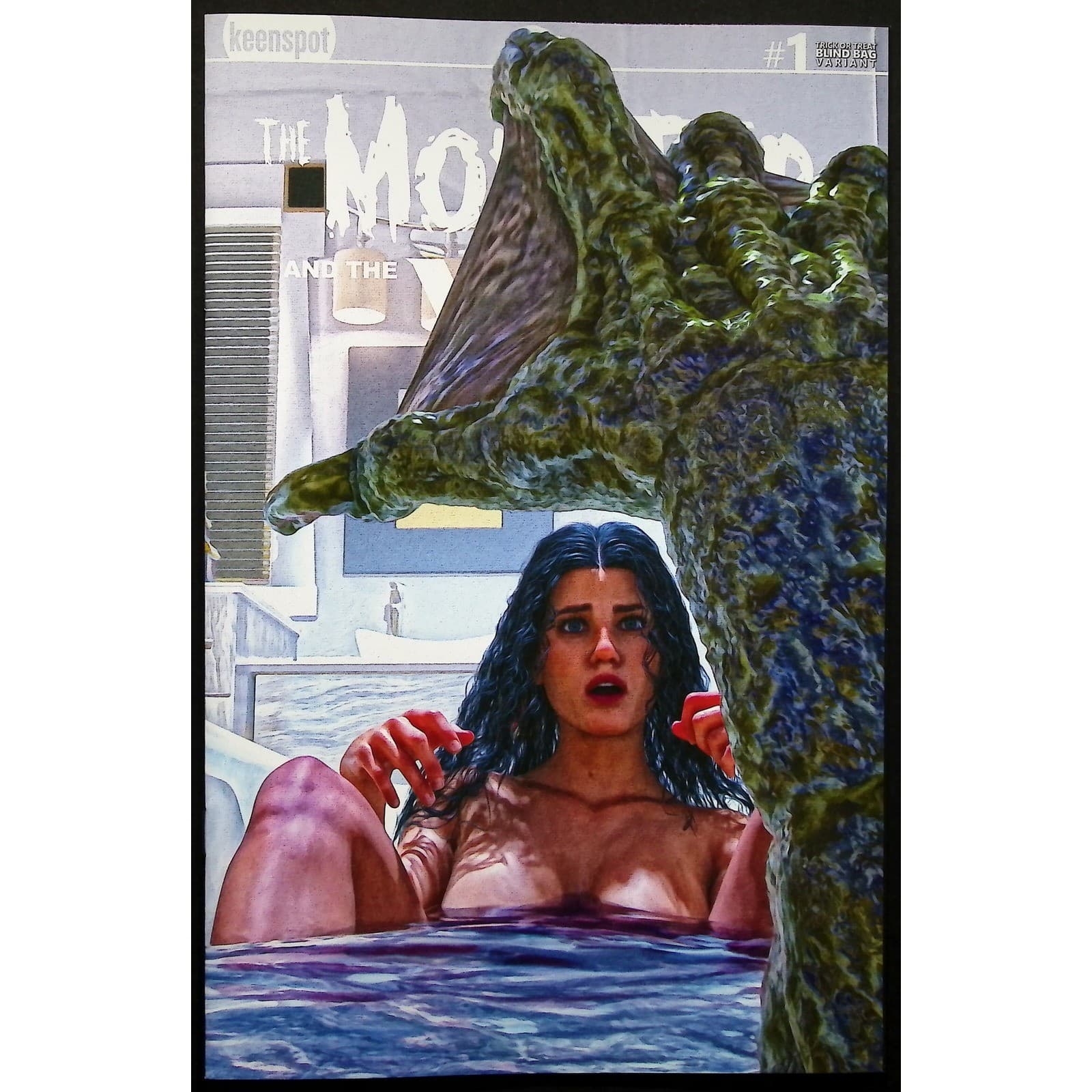 The Monster And The 1 Comic Book KeenSpot Variant Cover A4 Nightmare on Elm St
