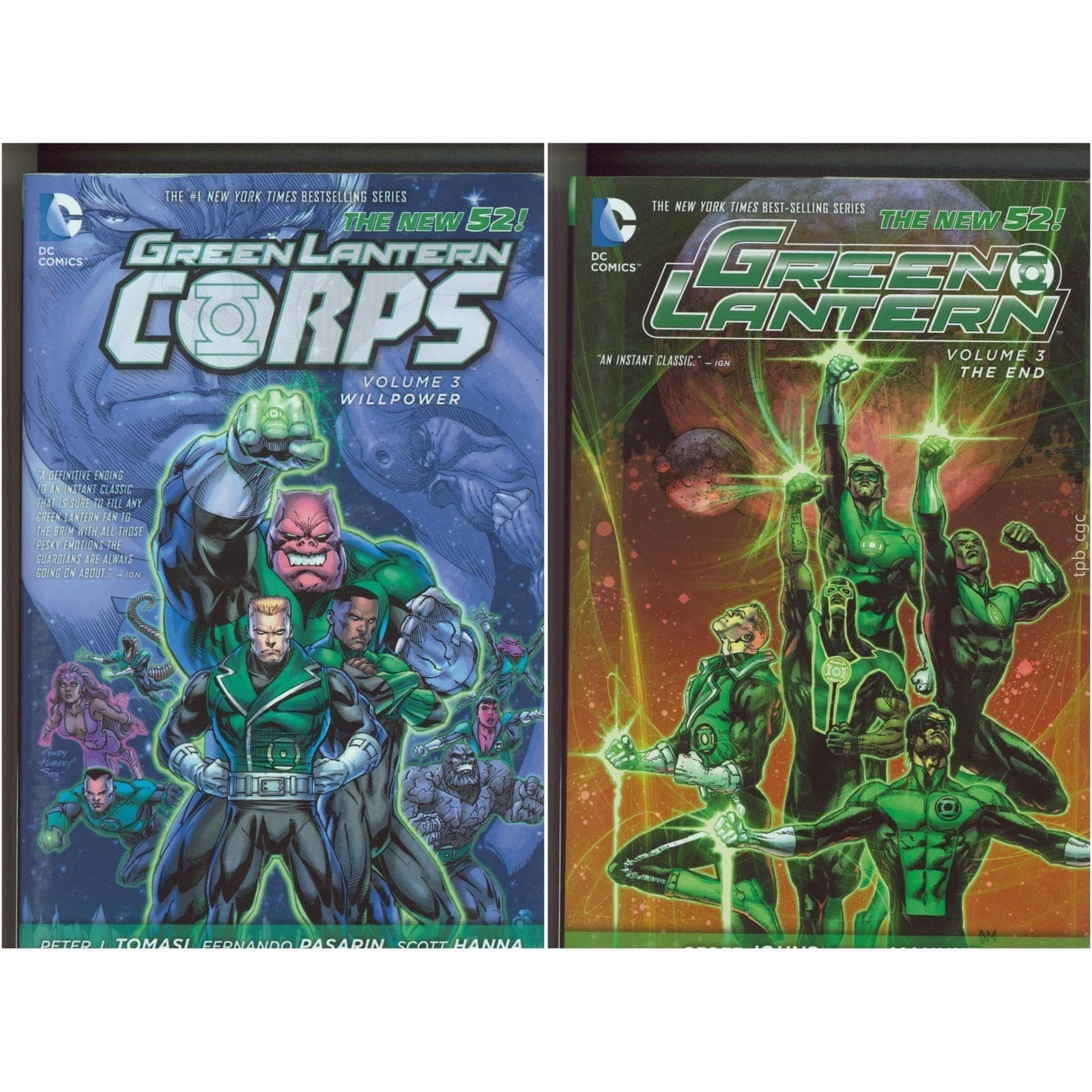 Green Lantern Corps Vol 2 & 3 Hardcover Lot - DC New 52 Alpha War Willpower