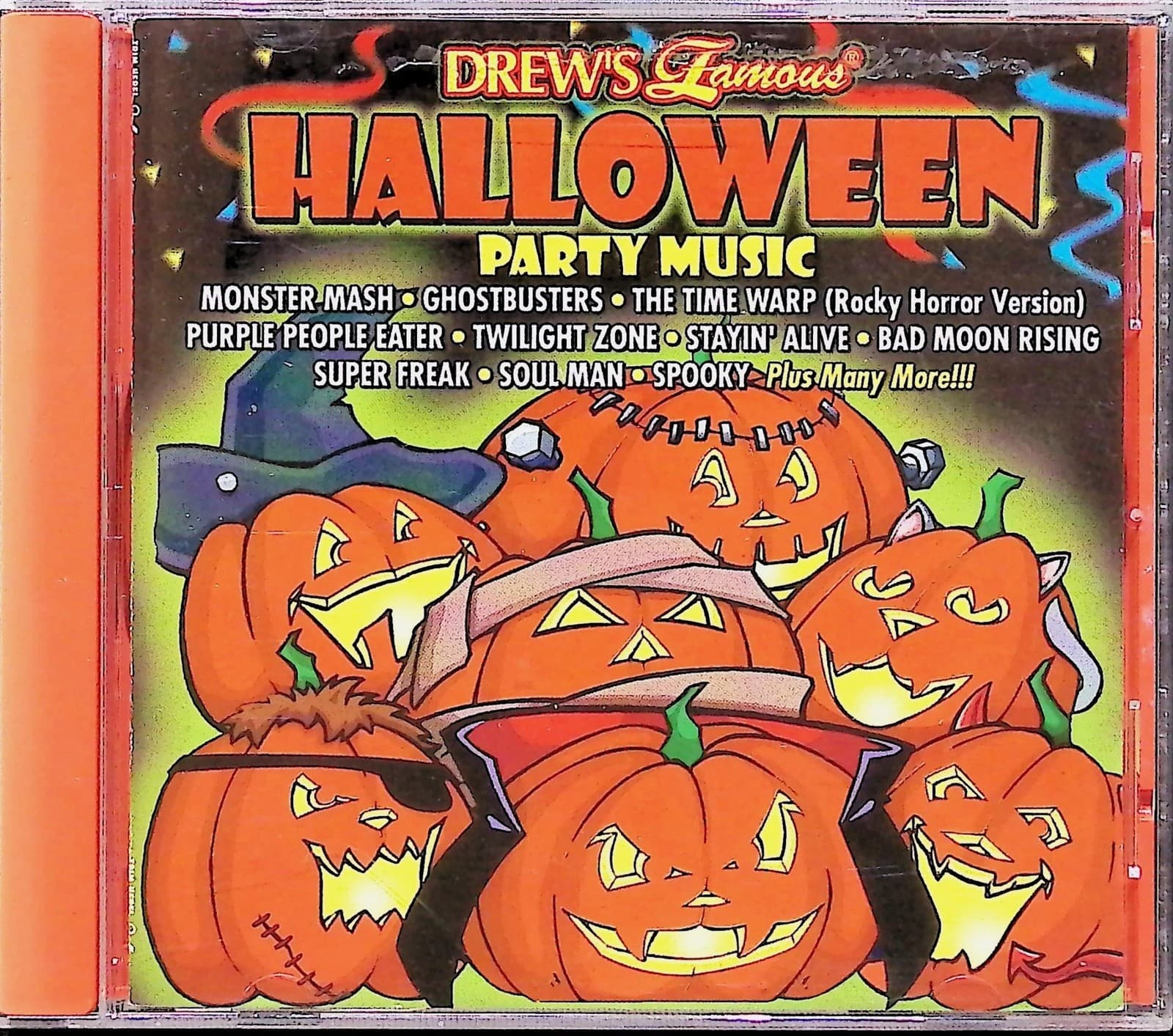 Vintage 1998 Drews Famous CD Halloween Party Music Album Holiday Pop Compilation