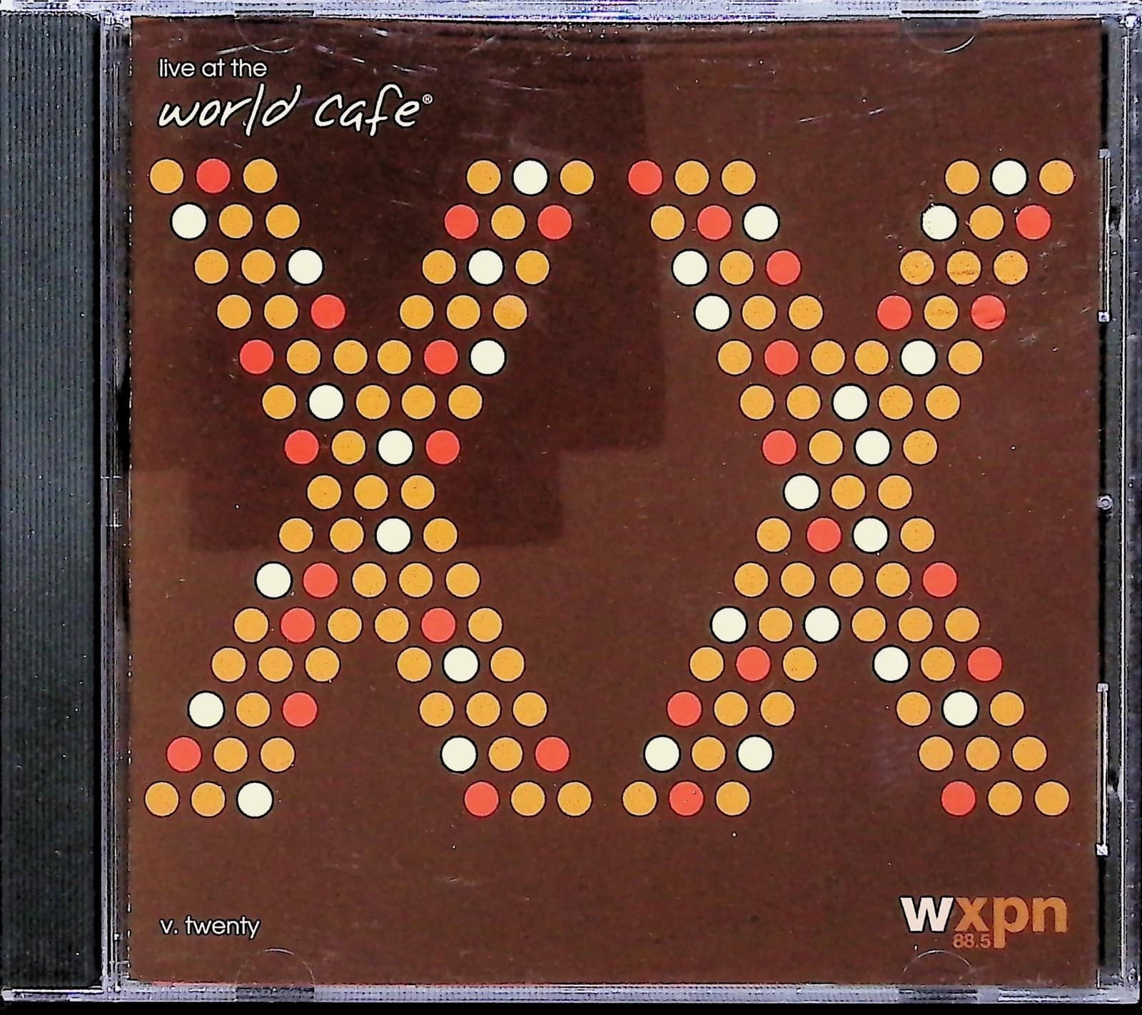 Vintage 2005 Various Artists CD XX Live At The World Cafe V Twenty Rock Brown