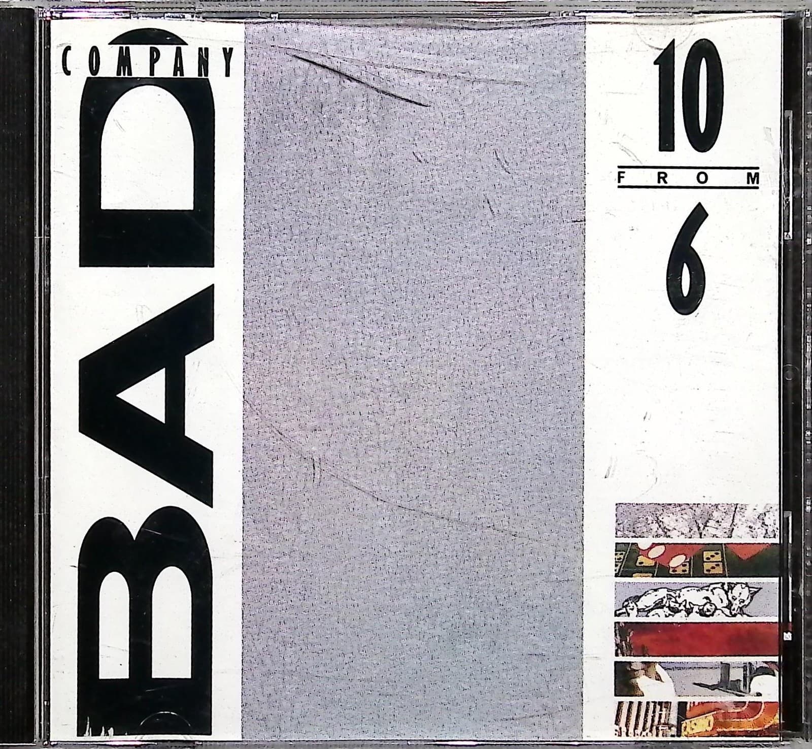 Vintage Bad Company CD 10 From 6 Hits Compilation Rock 1985 Atlantic 81625-2