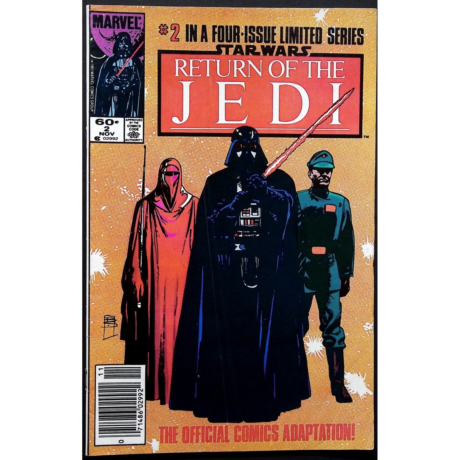 Marvel Star Wars Return of the Jedi Comic Book #2 Newsstand Limited Series 1984