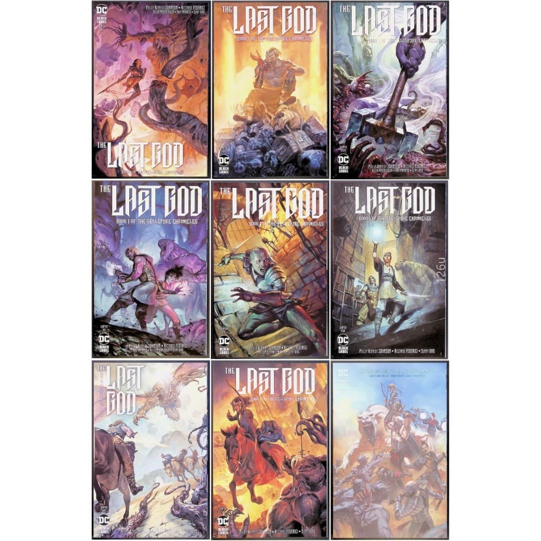 The Last God #1–9x Comic Lot DC Black Label Fellspyre Chronicles Fantasy