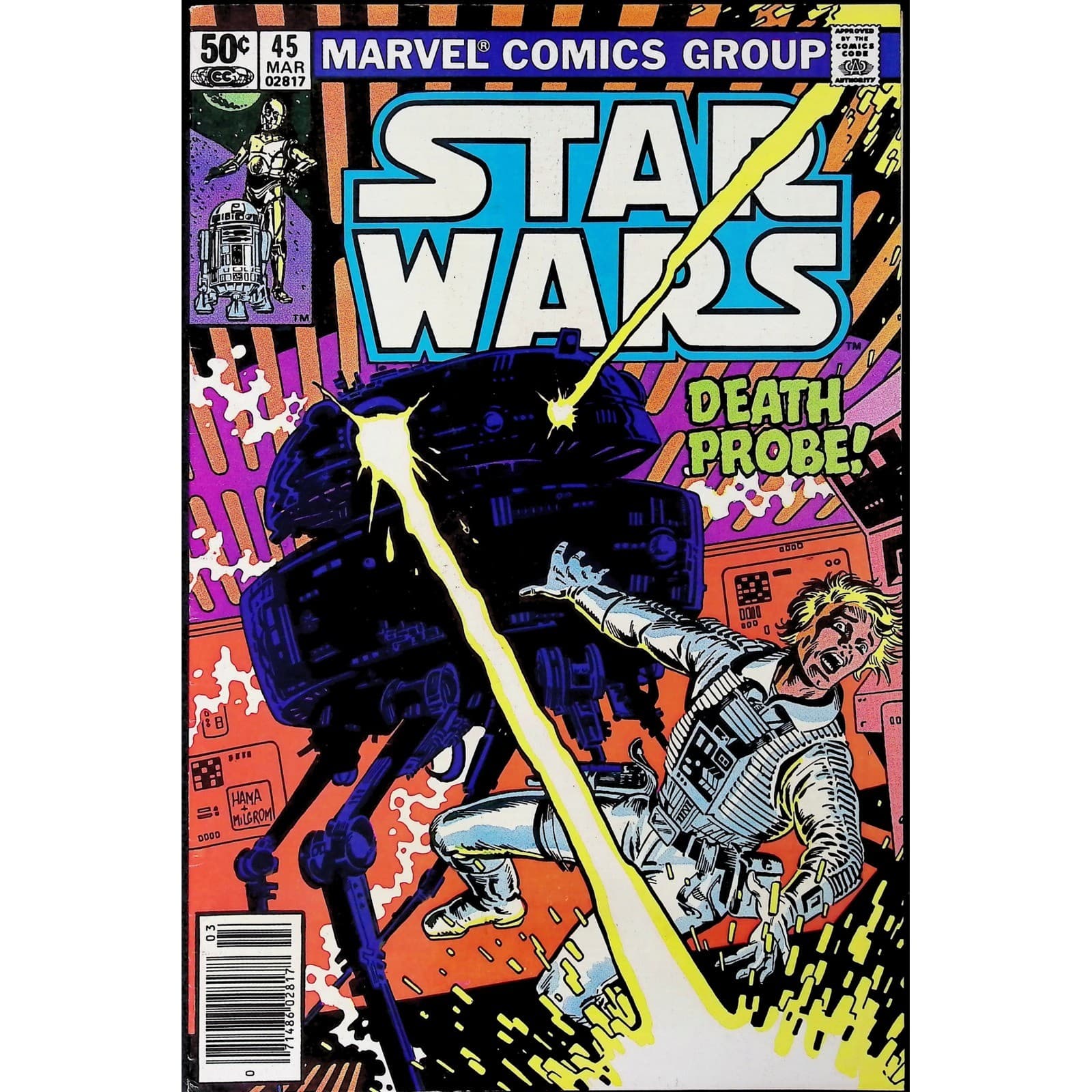 Star Wars #45 1981 Marvel Comic Death Probe Bronze Age