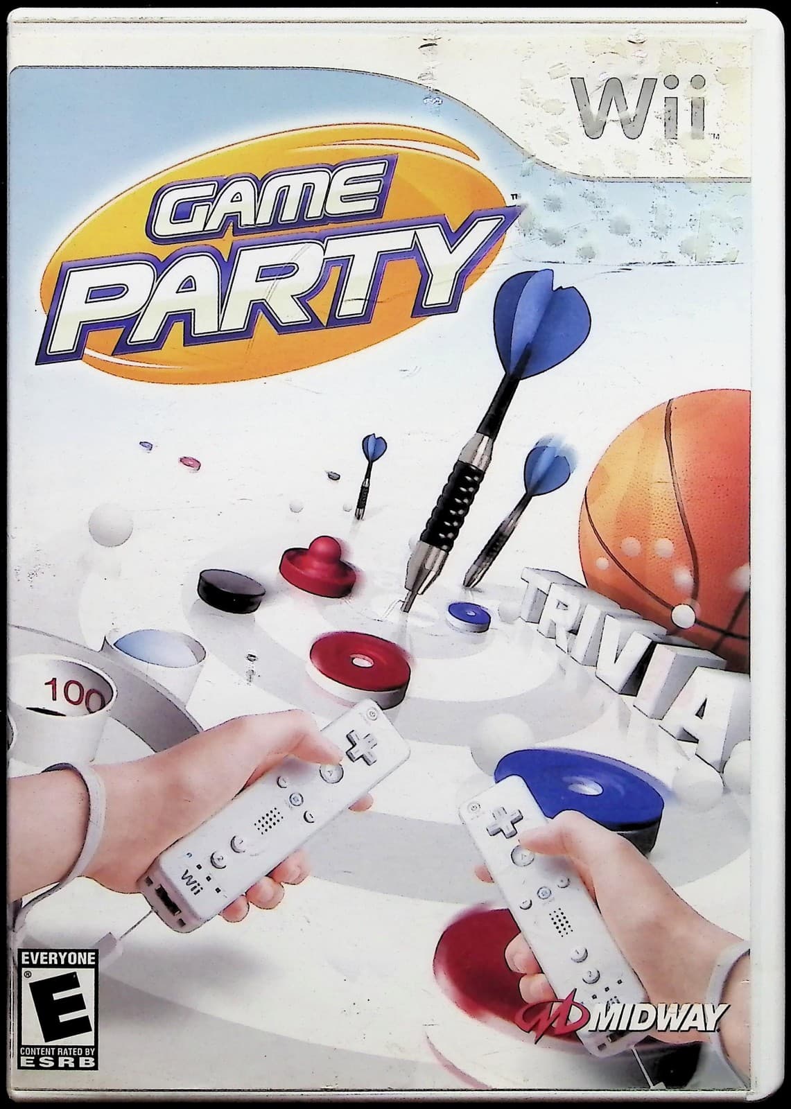 Game Party Nintendo Wii 2007 Midway Game CIB NTSC-U/C E Party Sports Family