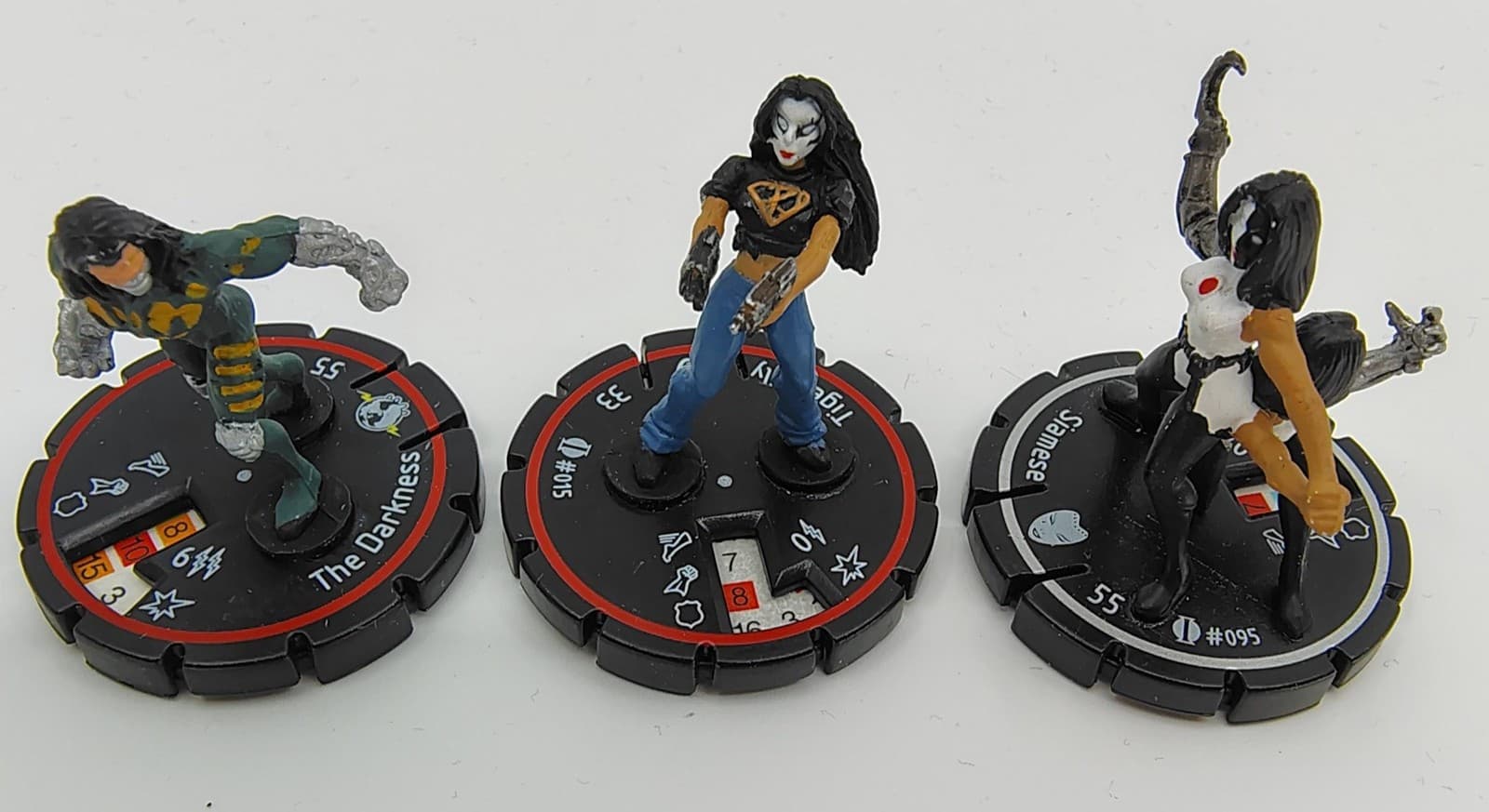 HeroClix The Darkness Lily Siamese Figure Lot WizKids Game Miniatures Set Of 3