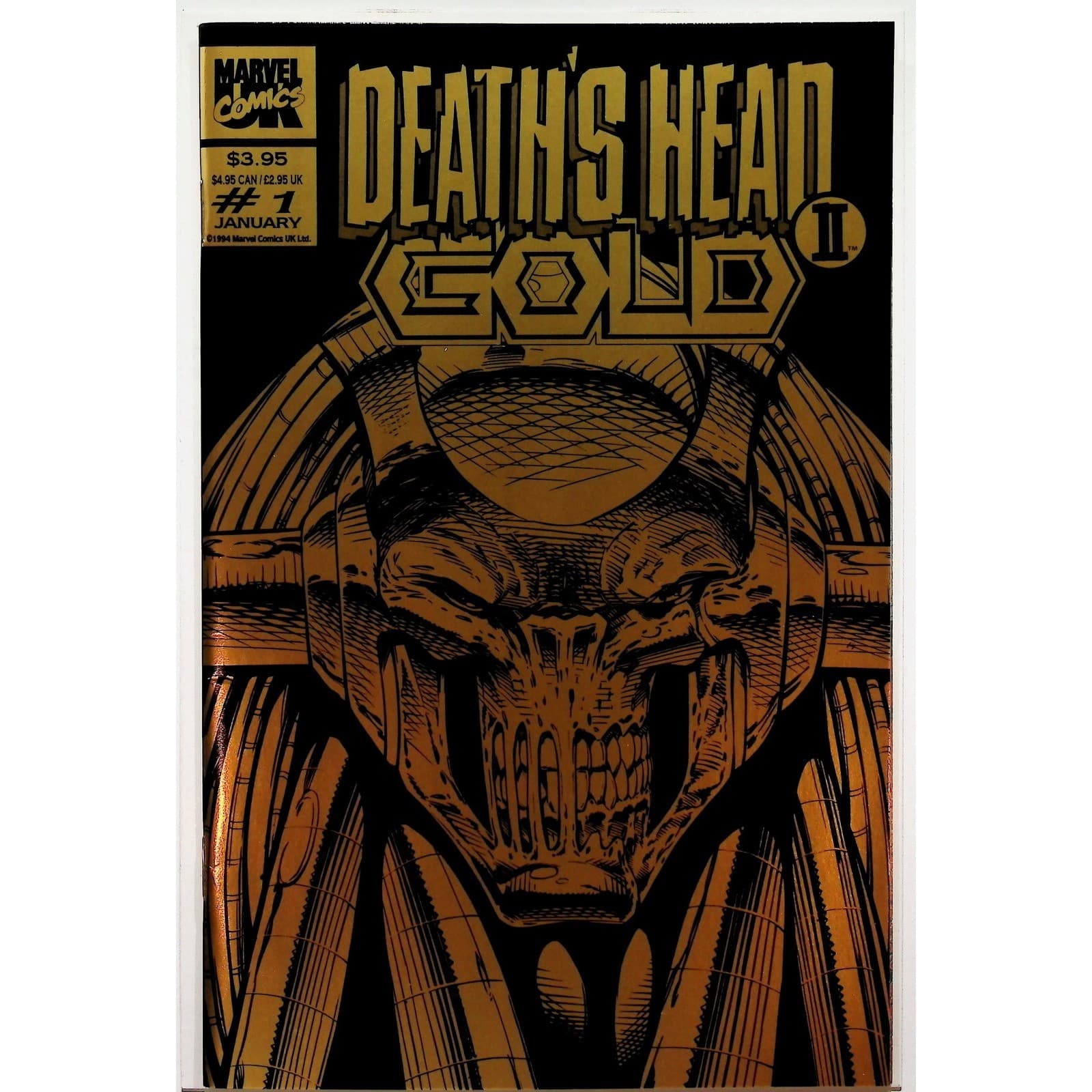 Death's Head II Gold #1 Marvel Comics 1994 Foil Cover Superhero Sci-Fi Comic NM