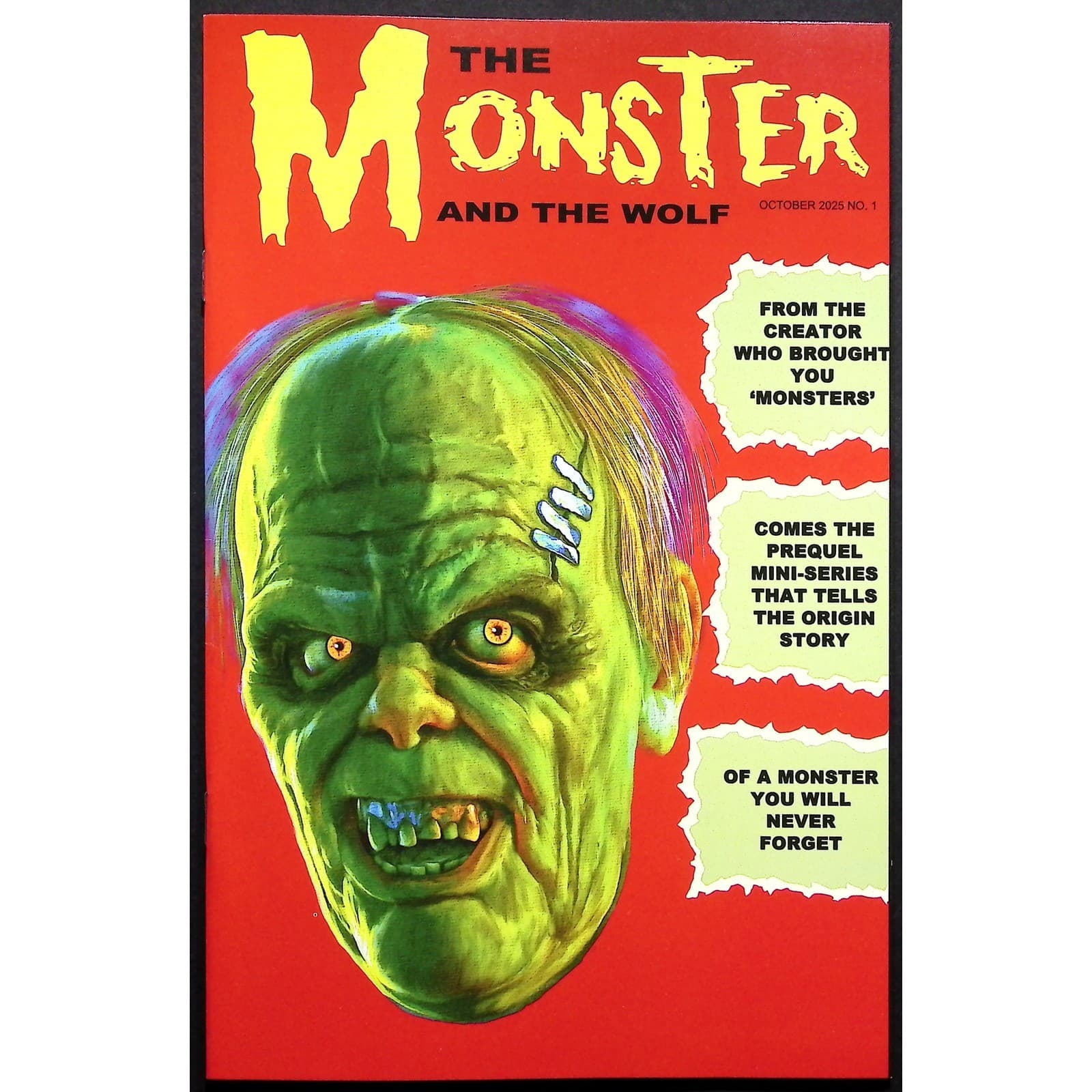 The Monster and The Wolf Comic #1 Prequel Mini Series Origin Story Cover A06