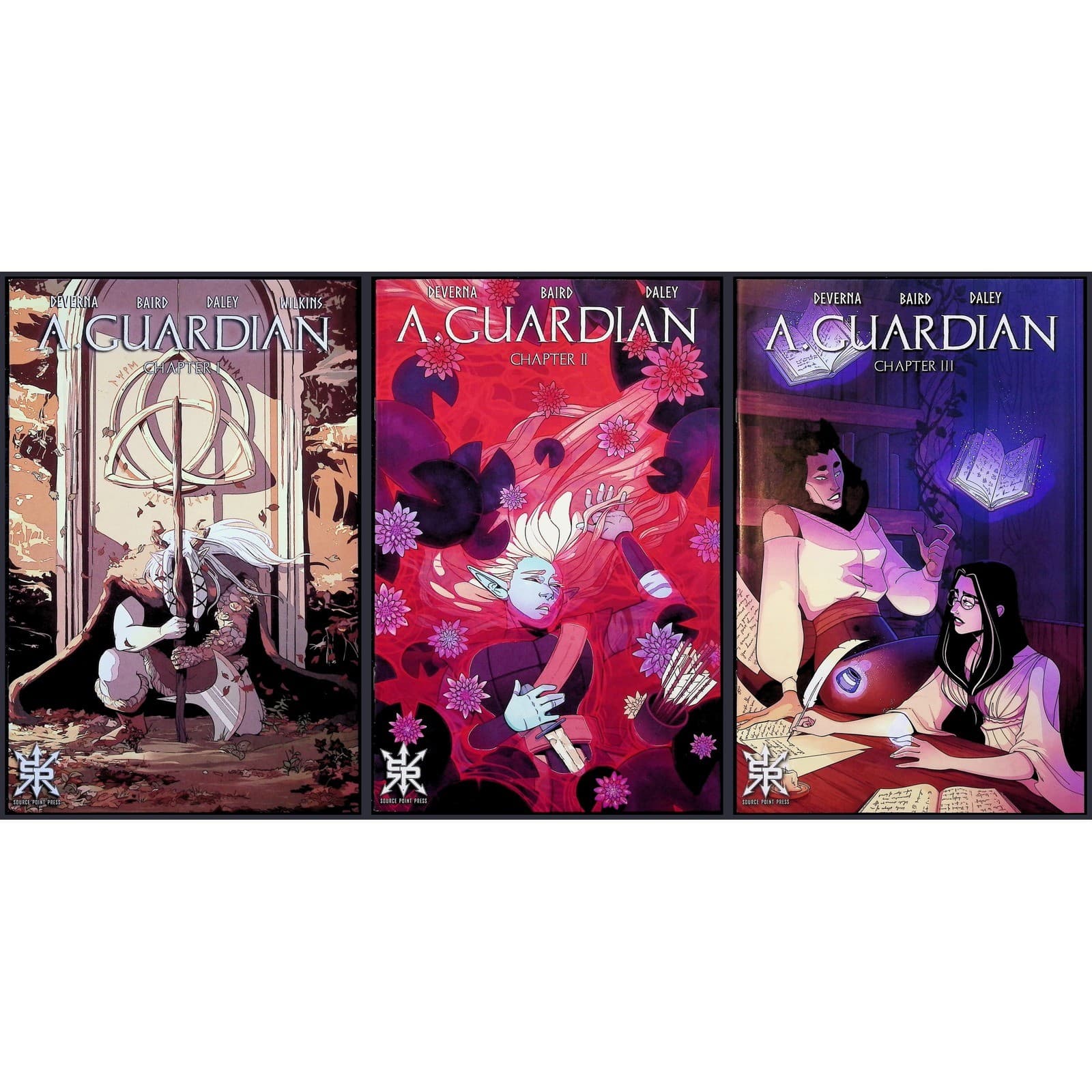 Guardian # 1 2 3 Fantasy Modern Age Source Point Press 3x Comic Book