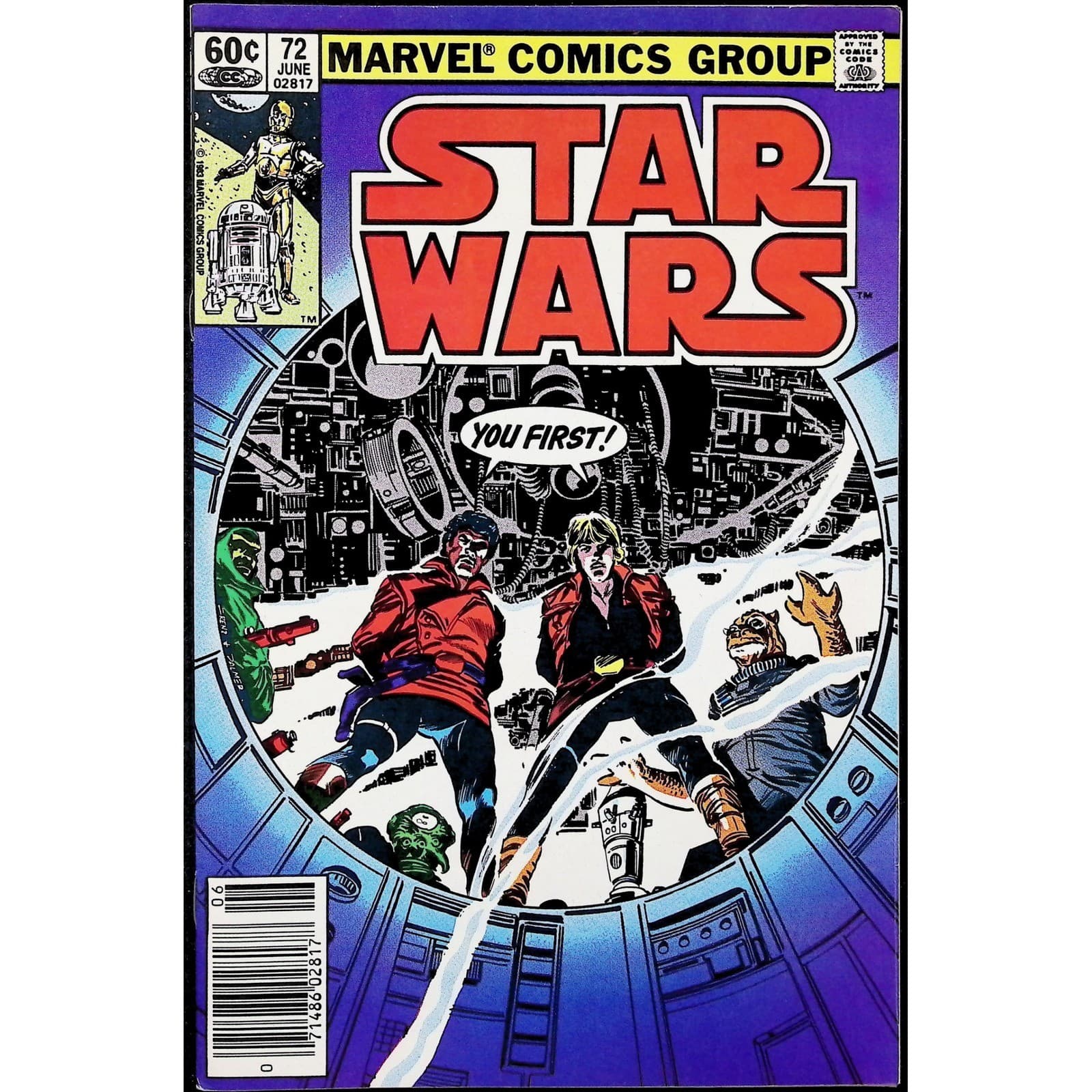 Star Wars #72 Newsstand Marvel comic book 1983