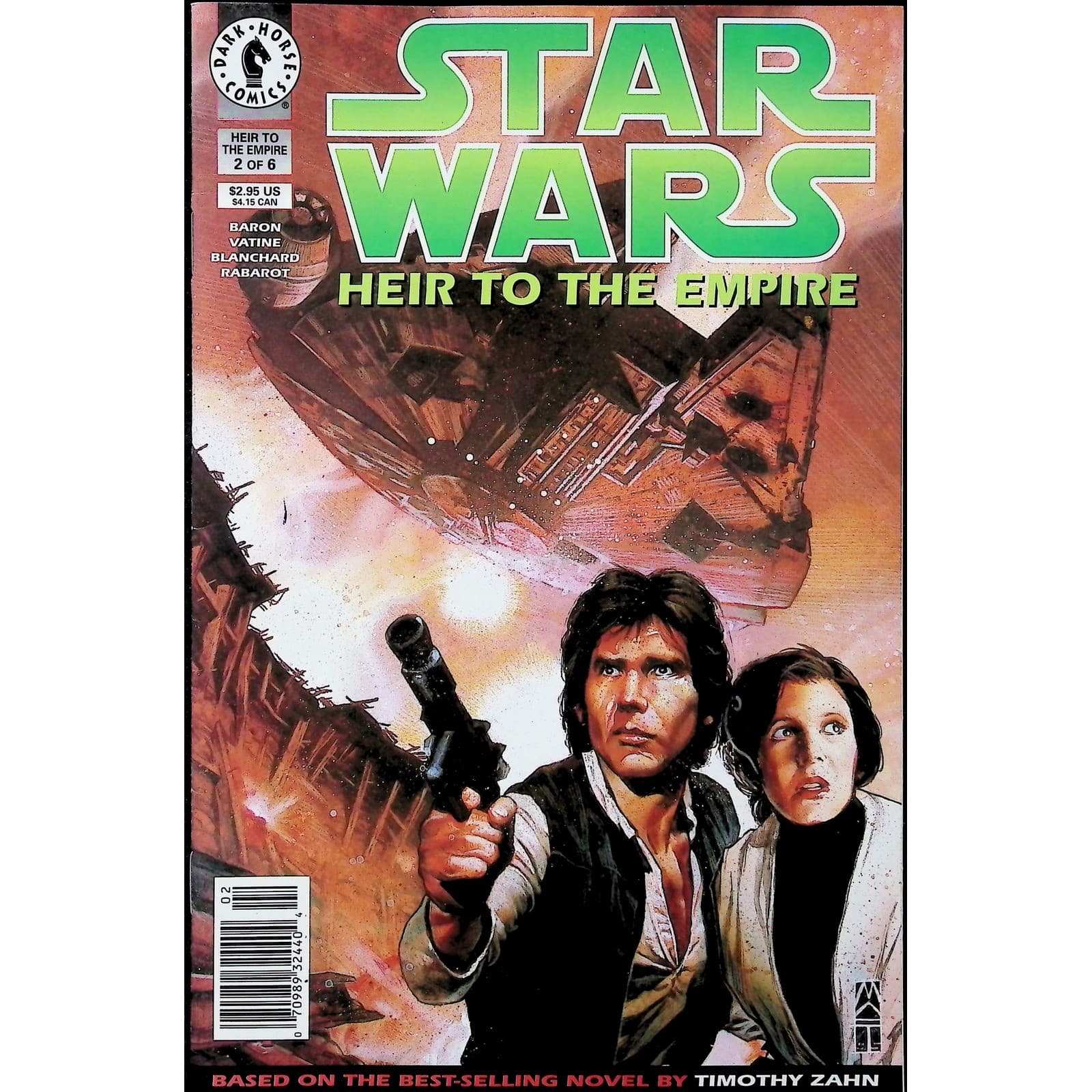 Star Wars Heir to the Empire #2 Newsstand Dark Horse comic book