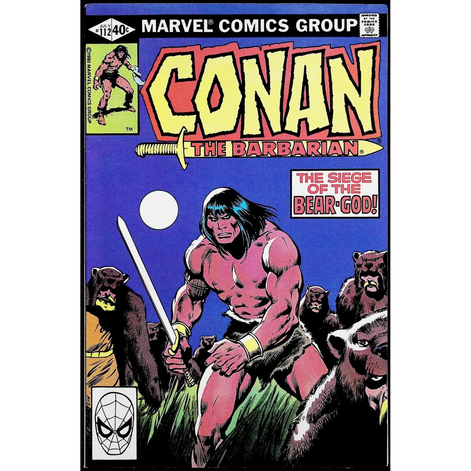 Marvel Comics Conan the Barbarian #112 Bronze Age Siege of the Bear-God VF/NM