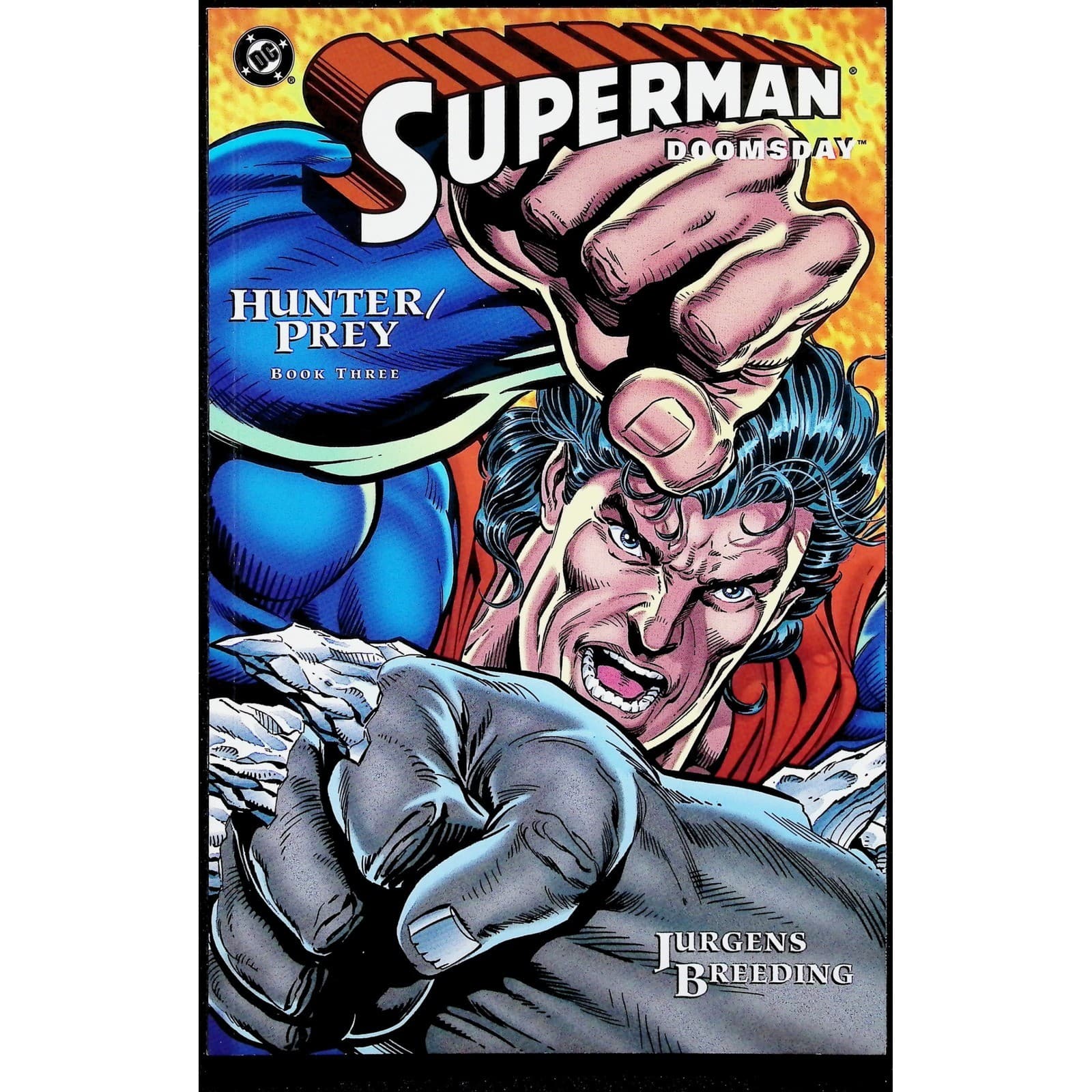Superman Doomsday Hunter/Prey #3 DC Universe Logo Variant NM DCU 1994