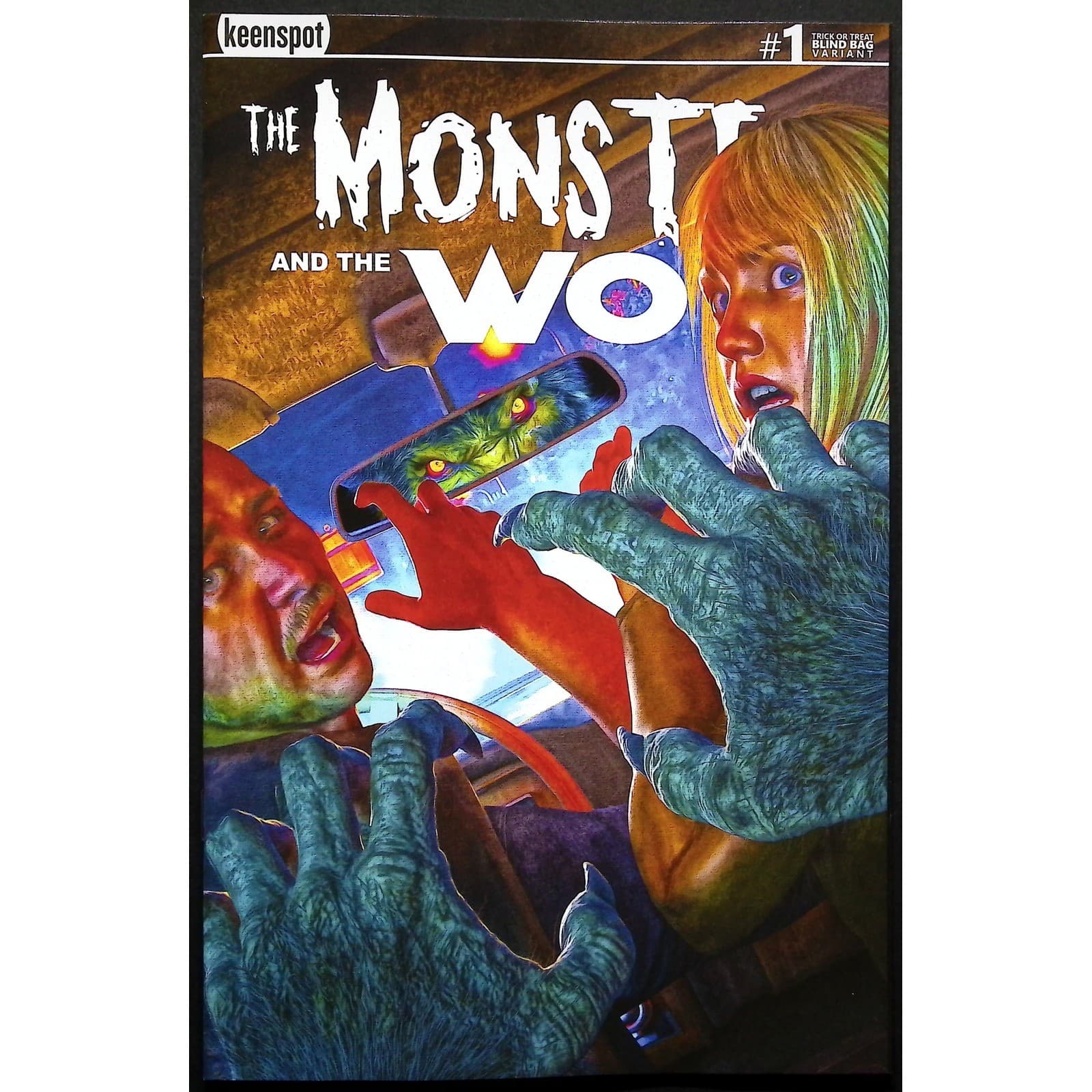 The Monster and The Wolf #1 Comic Book Keenspot Mark Spears Variant Cover A25
