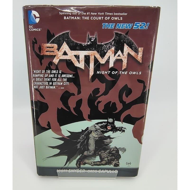 DC Comics Batman Night of the Owls Hardcover Graphic Novel #1 New 52 HC