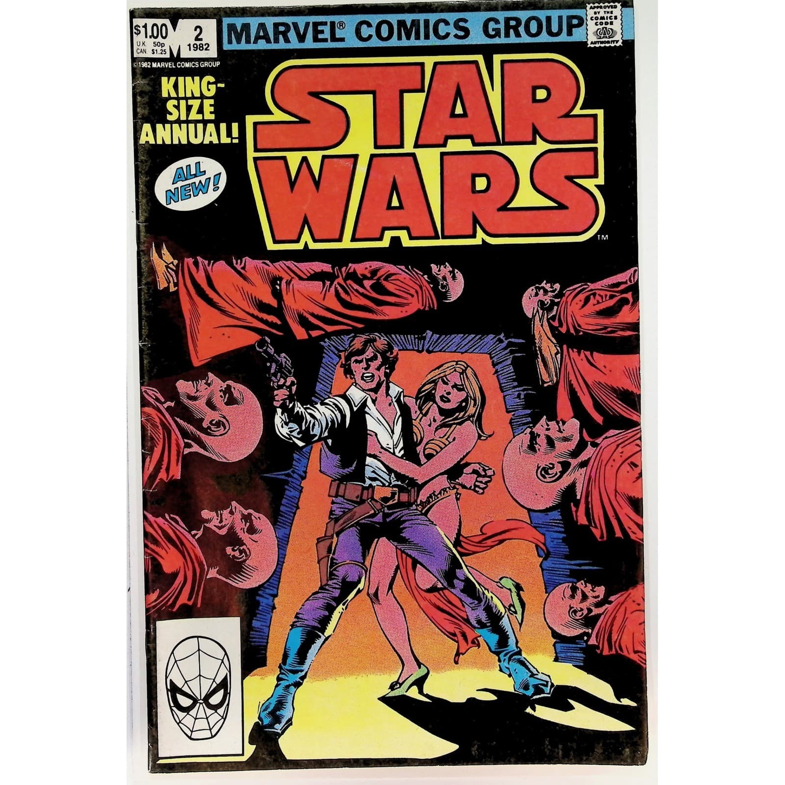 Star Wars King-Size Annual #2 Direct Ed Marvel Han Solo comic book 1982