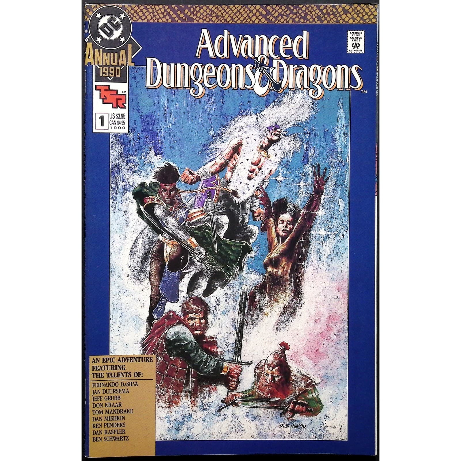 DC Comics Advanced Dungeons & Dragons Annual #1 1990 Vintage Fantasy Comic