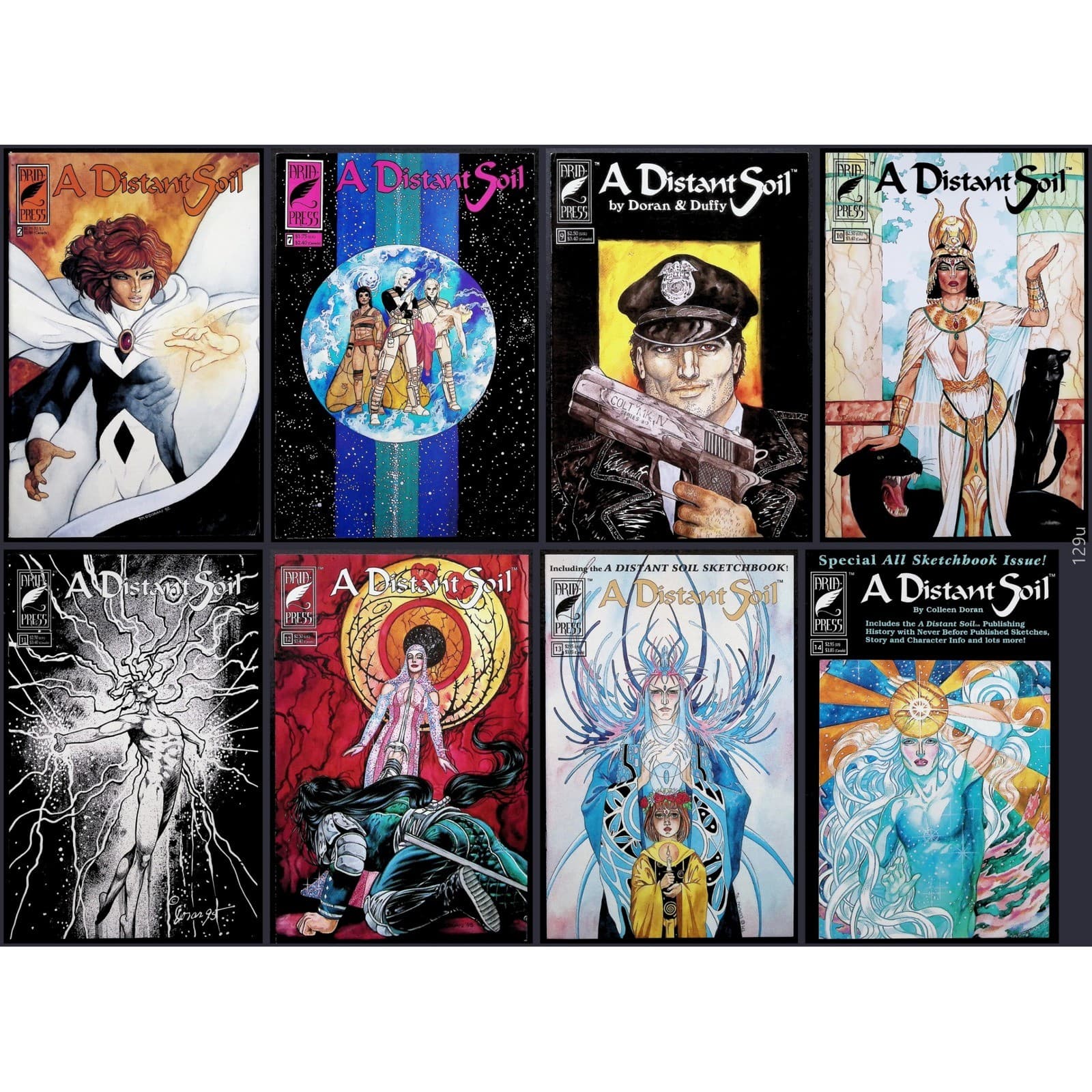 Aria Press Comic Lot A Distant Soil #2 7 9-14 Colleen Doran Sci-Fi 8x Books