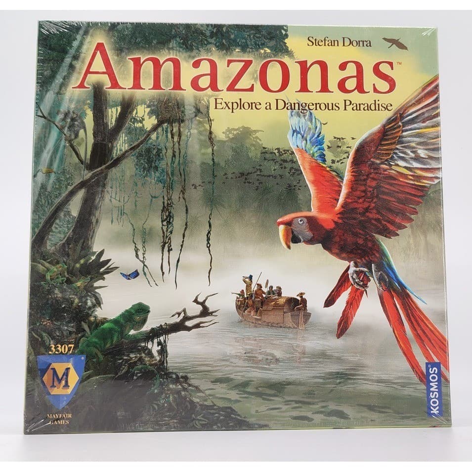Amazonas Board Game Mayfair Games Kosmos Brand New Factory Sealed Strategy