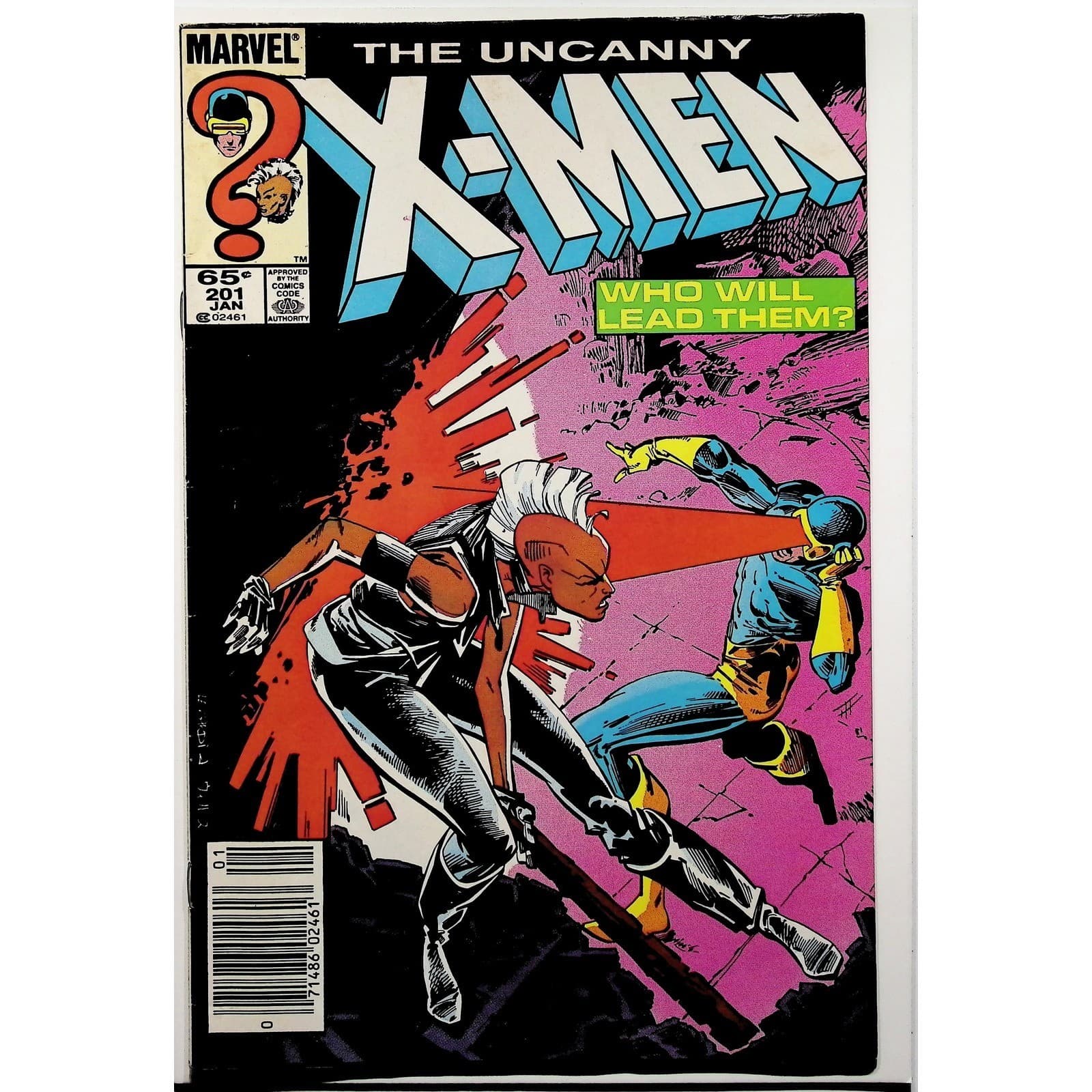 Uncanny X-Men #201 1st App Nathan Summers Cable Storm vs Cyclops Marvel 1986