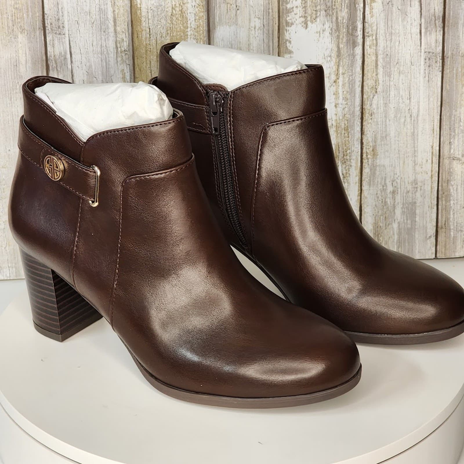 NEW - Giani Bernini Women's Artemyss Block Heel Dress Booties - Size 8 M