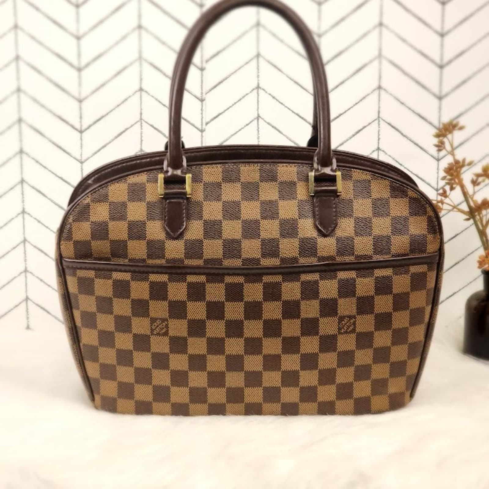 Louis Vuitton Damier Sarria Horizontal Handbag