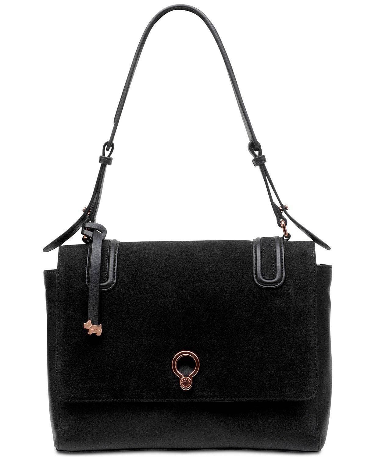 Radley London Flapover Nubuck Leather Shoulder Bag