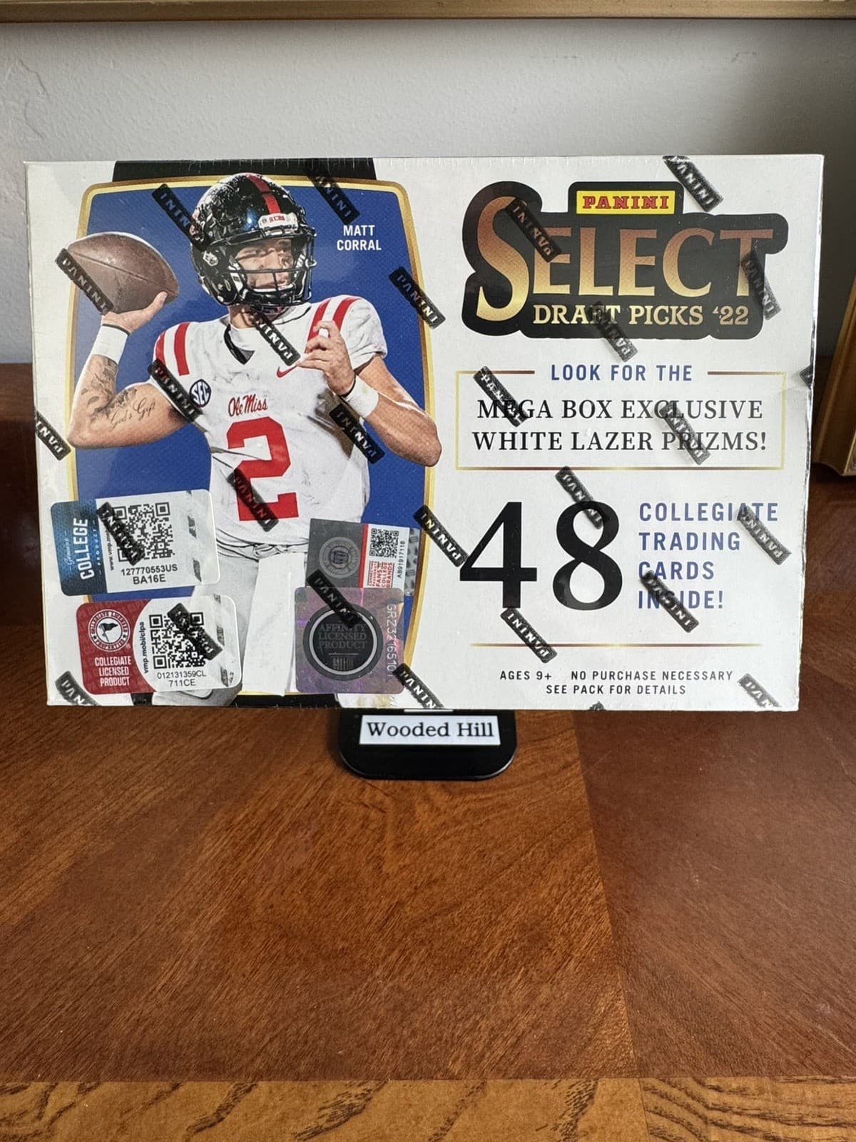 2022 Panini Select Draft Picks Football Mega Box 48 Cards White Lazer Prizms