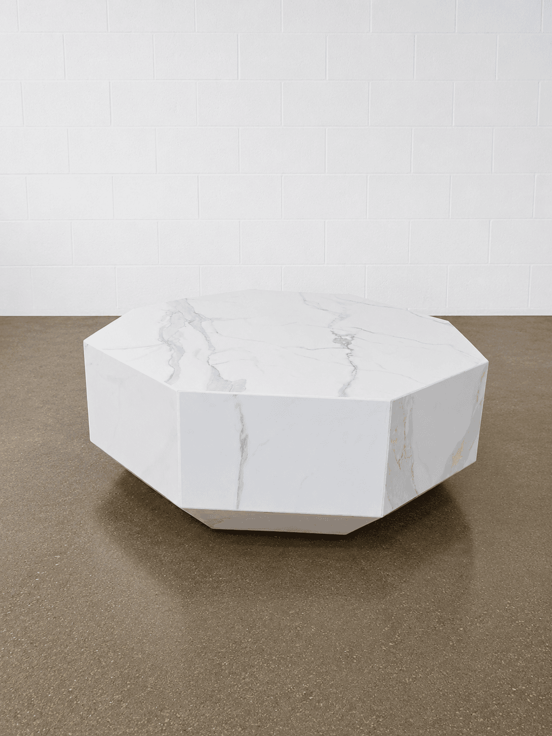 Faux Marble Coffee Table (as is)