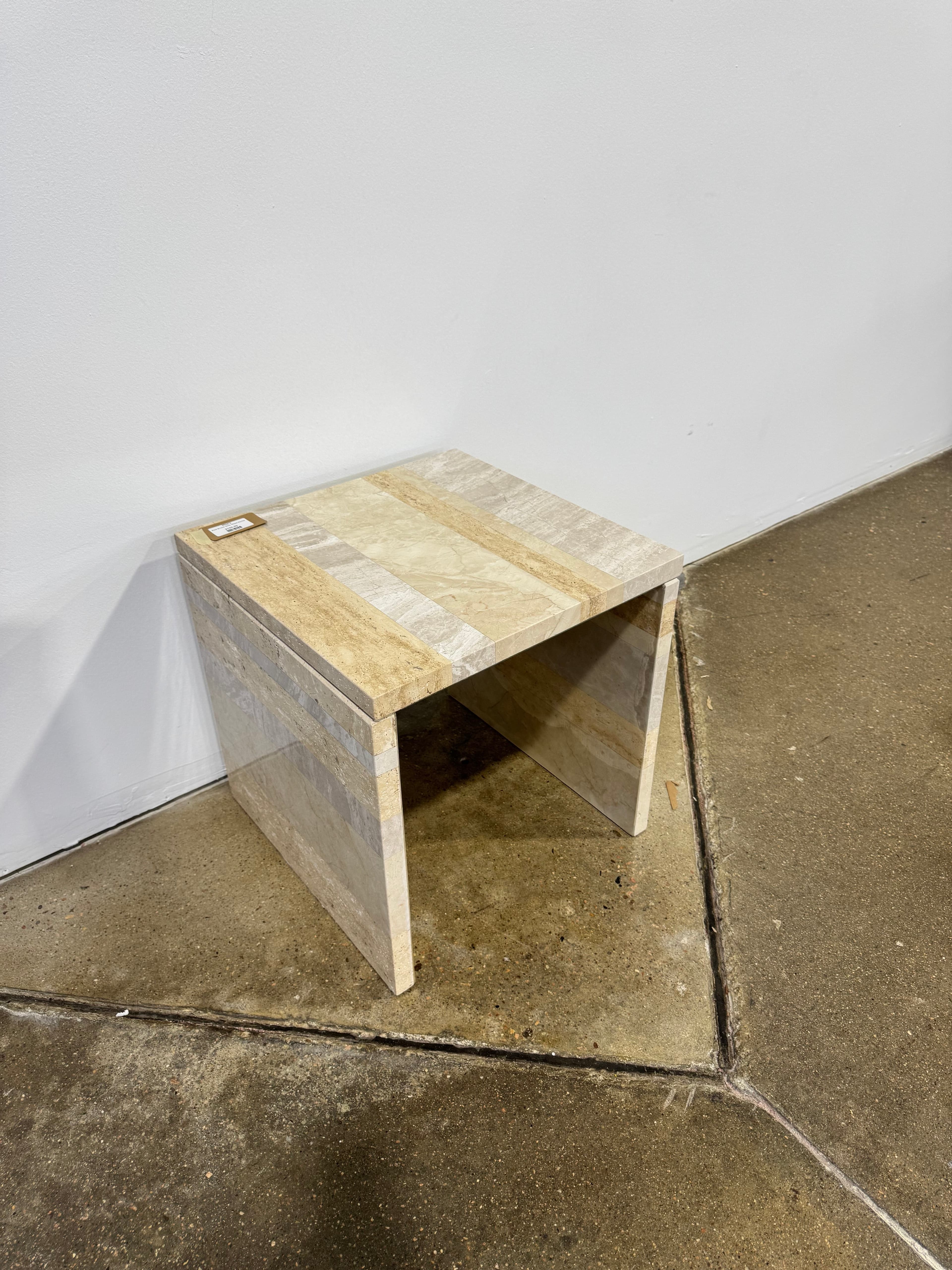 Moe's Rosa Accent Table Mixed Marble