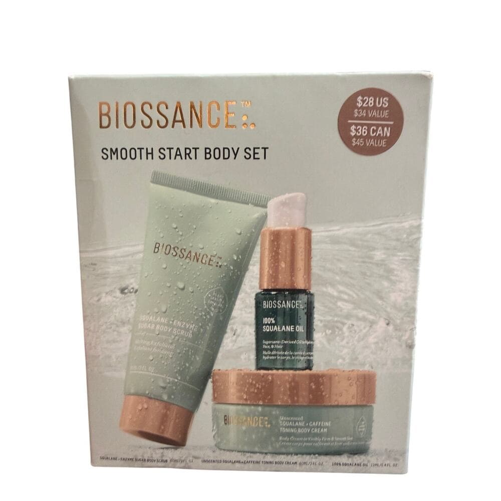 Biossance Smooth Start Body Set