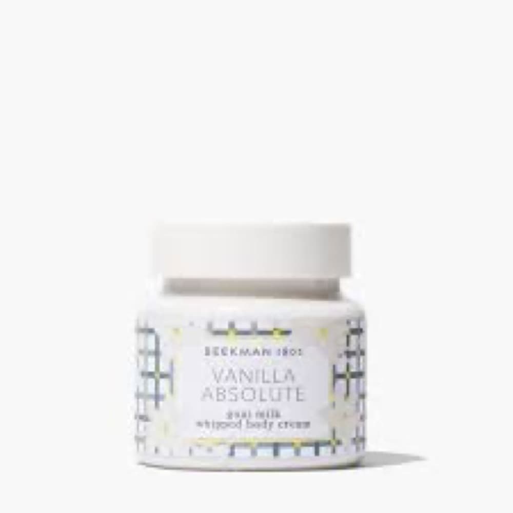 Beekman 1802 Vanilla Absolute Whipped Body Cream - White with Blue Accents