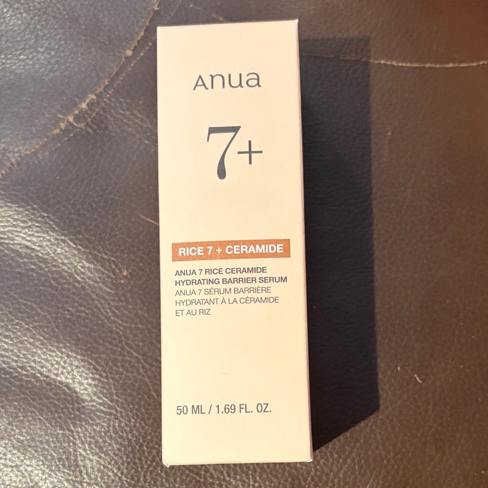 Anua 7+ Rice & Ceramide Hydrating Barrier Serum — Soft Pink