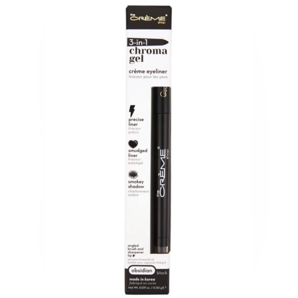 Crème 3-in-1 Chroma Gel Eyeliner - Obsidian Black