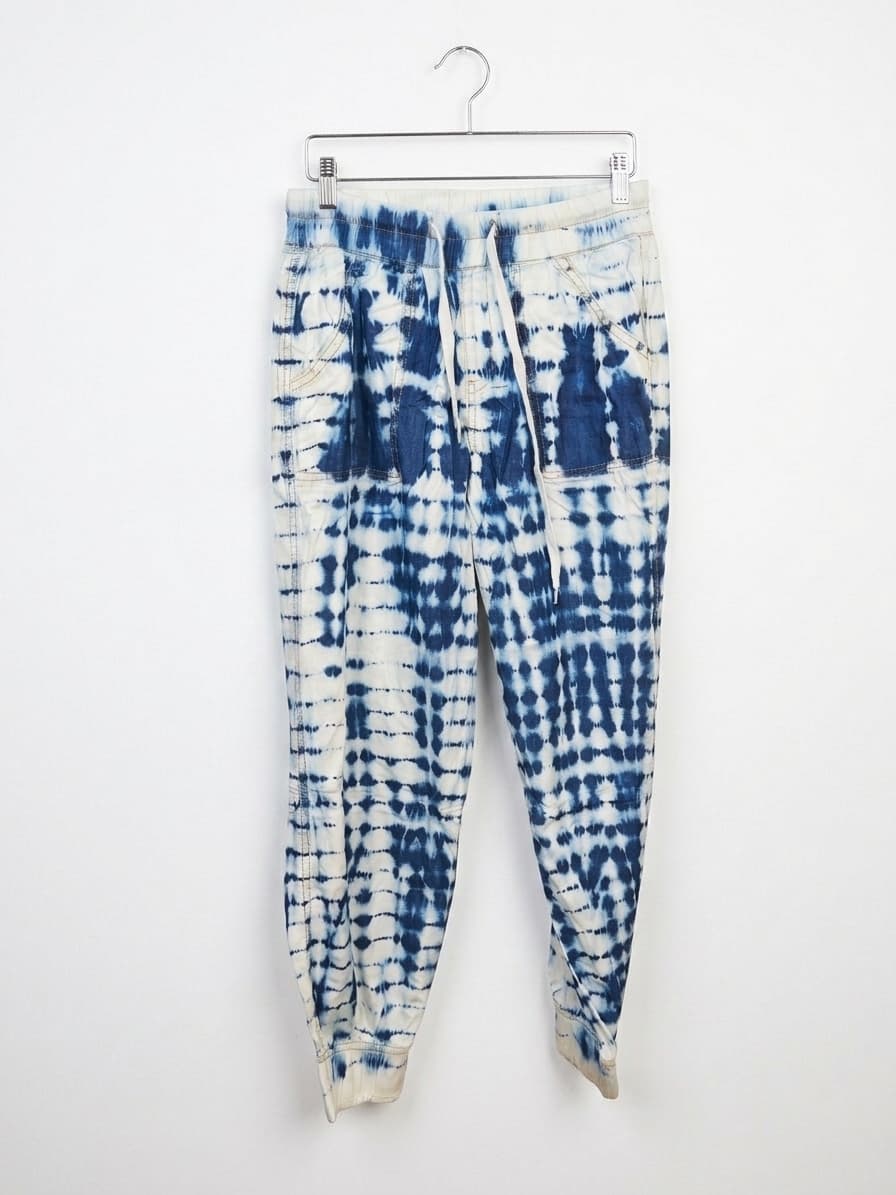 Tie-Dye Jogger Pants with Elastic Waist