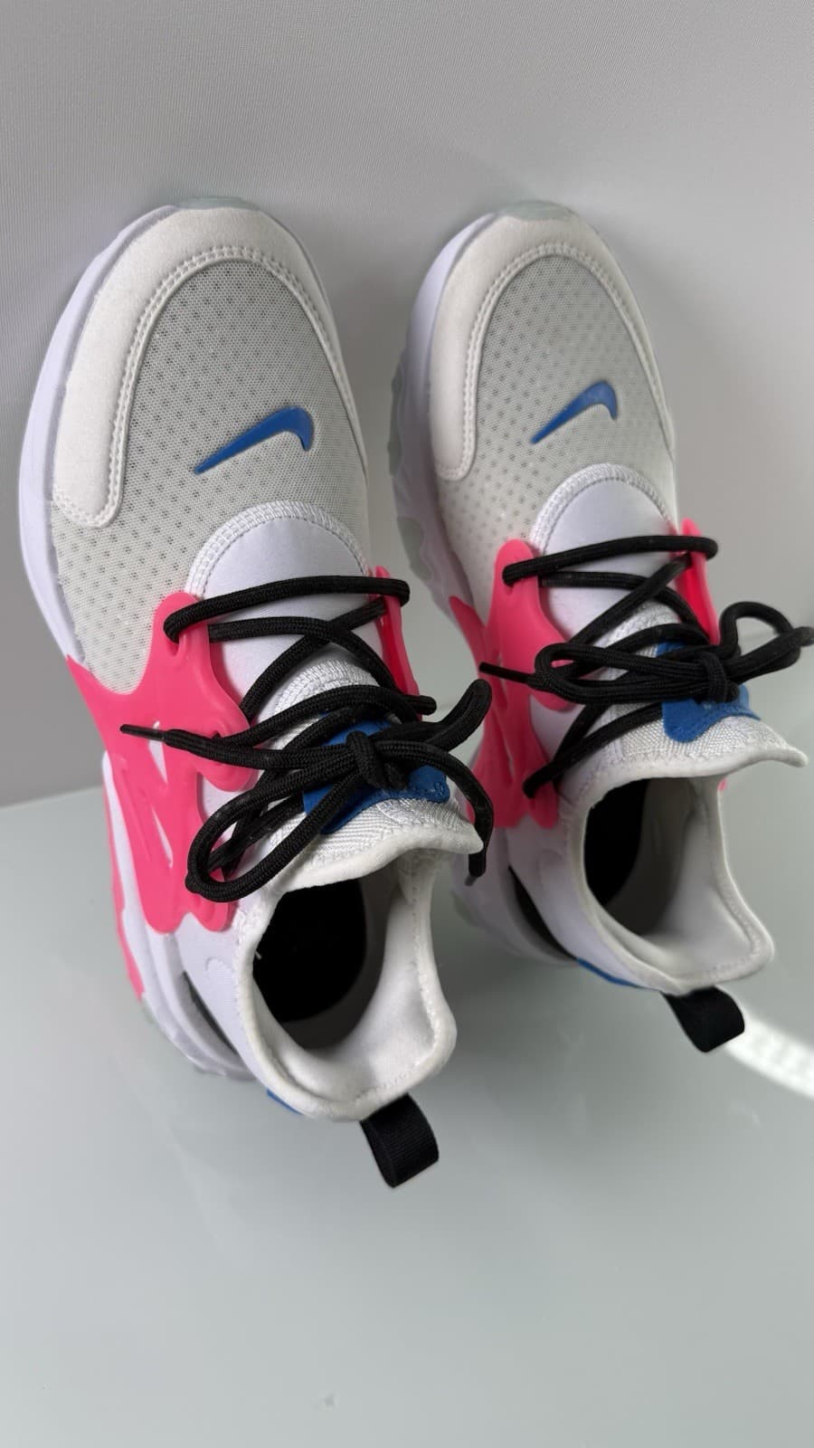 Nike React Presto White Pink Blue Sneakers Woman’s Running Shoes