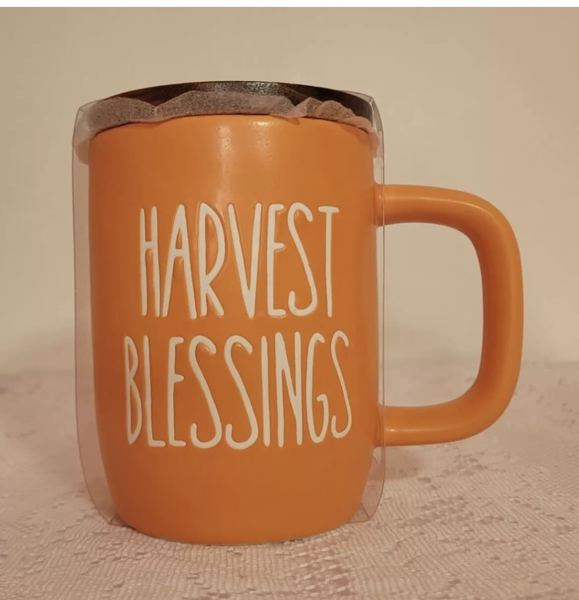 Harvest Blessings Mug with Bamboo Lid