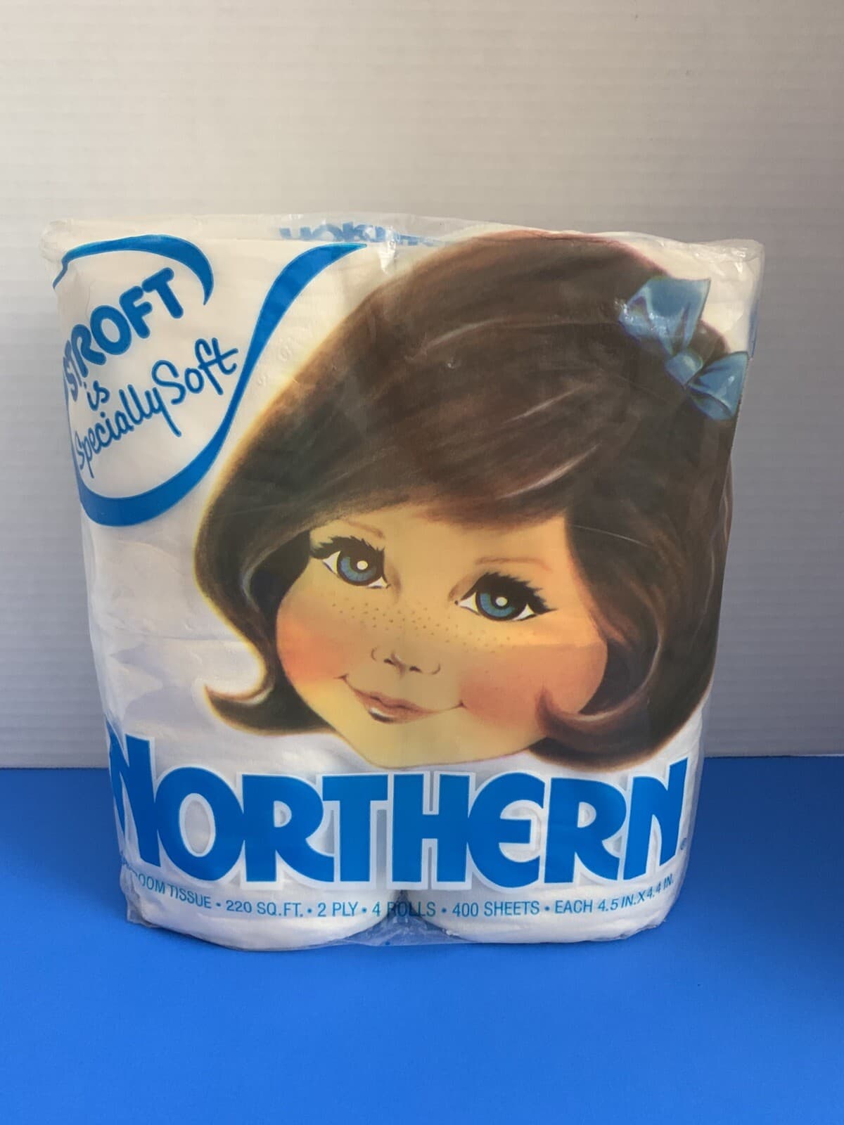 Vintage 1981 Quilted Northern White Toilet Paper 4-pack Sealed NEW