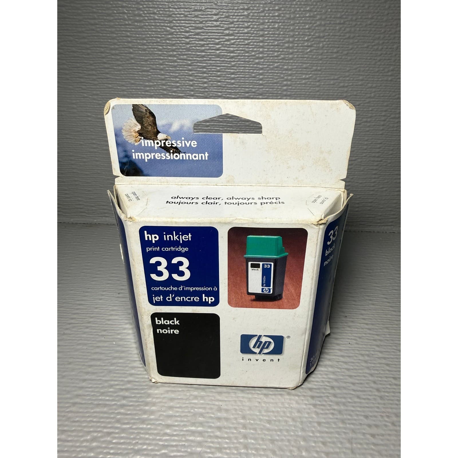 HP 33 Black Inkjet Print Cartridge 51633M Deskjet Portable NOS for 310 320 340