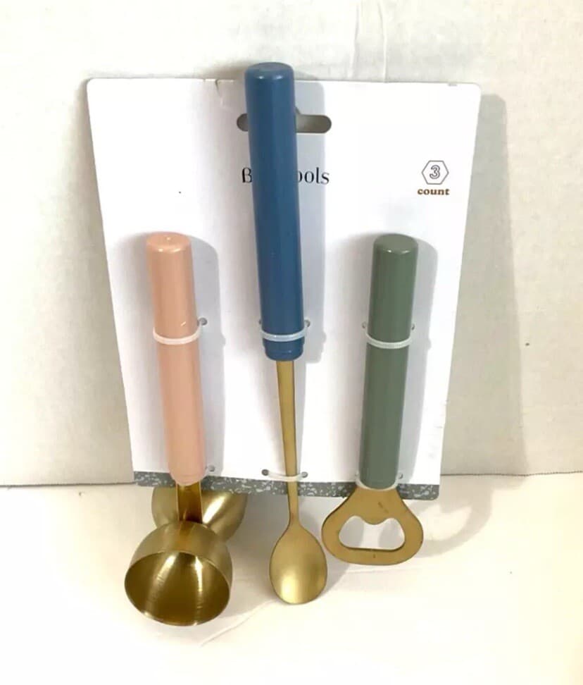 Crescent Enterprise Co. Bar tools set of 3 NEW!